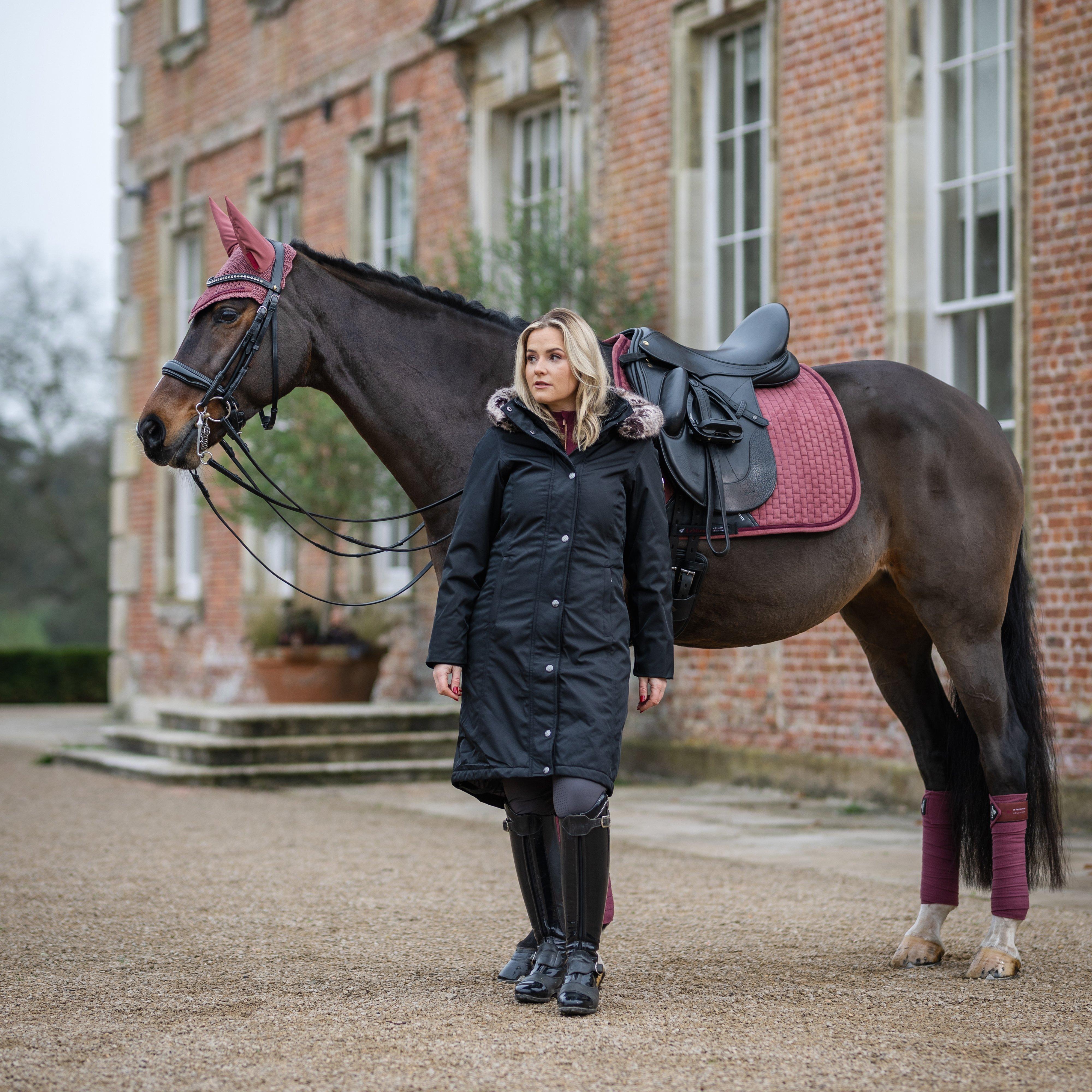 Classique Suede Dressage Saddle Pad Orchid