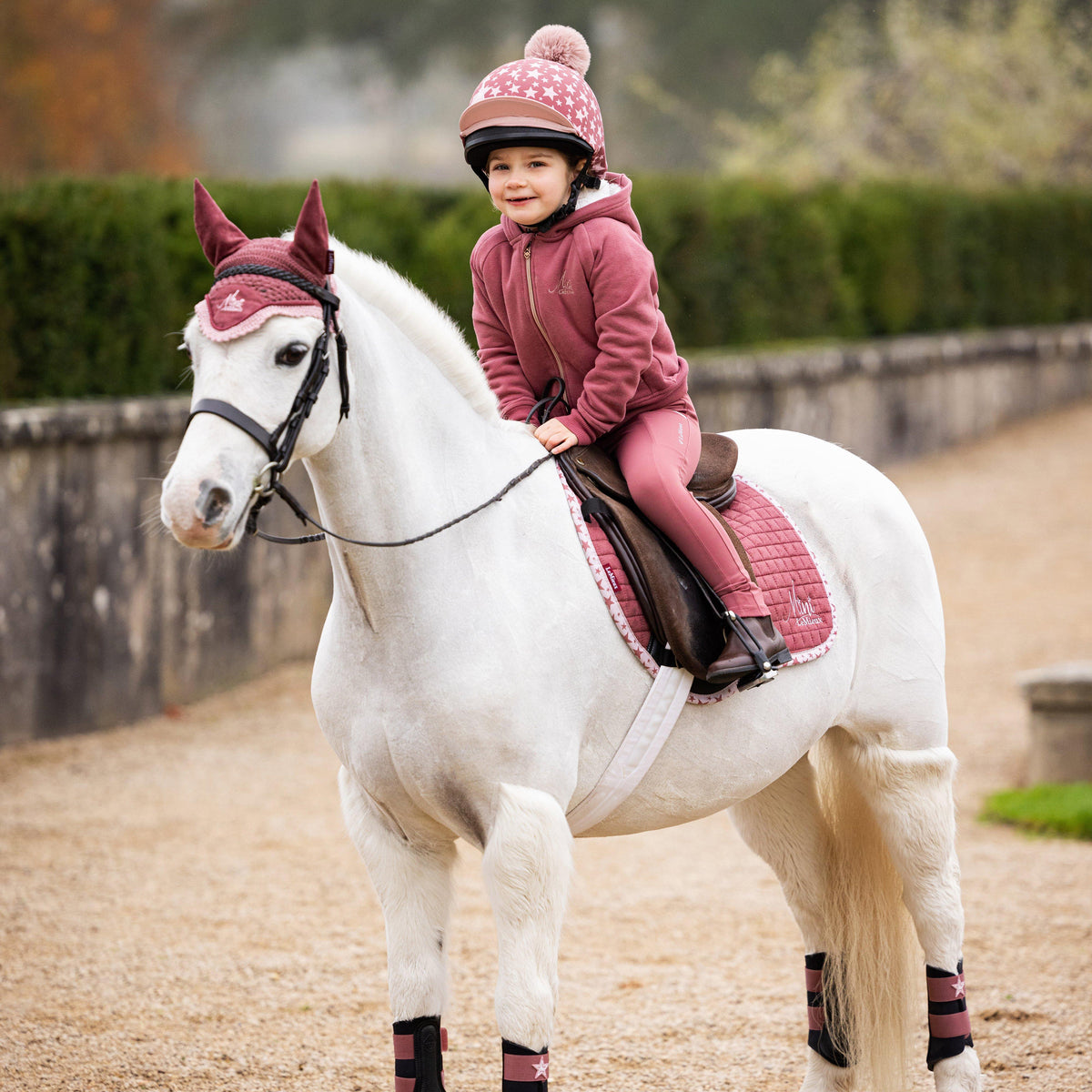 Mini Suede Jump Saddle Pad Orchid