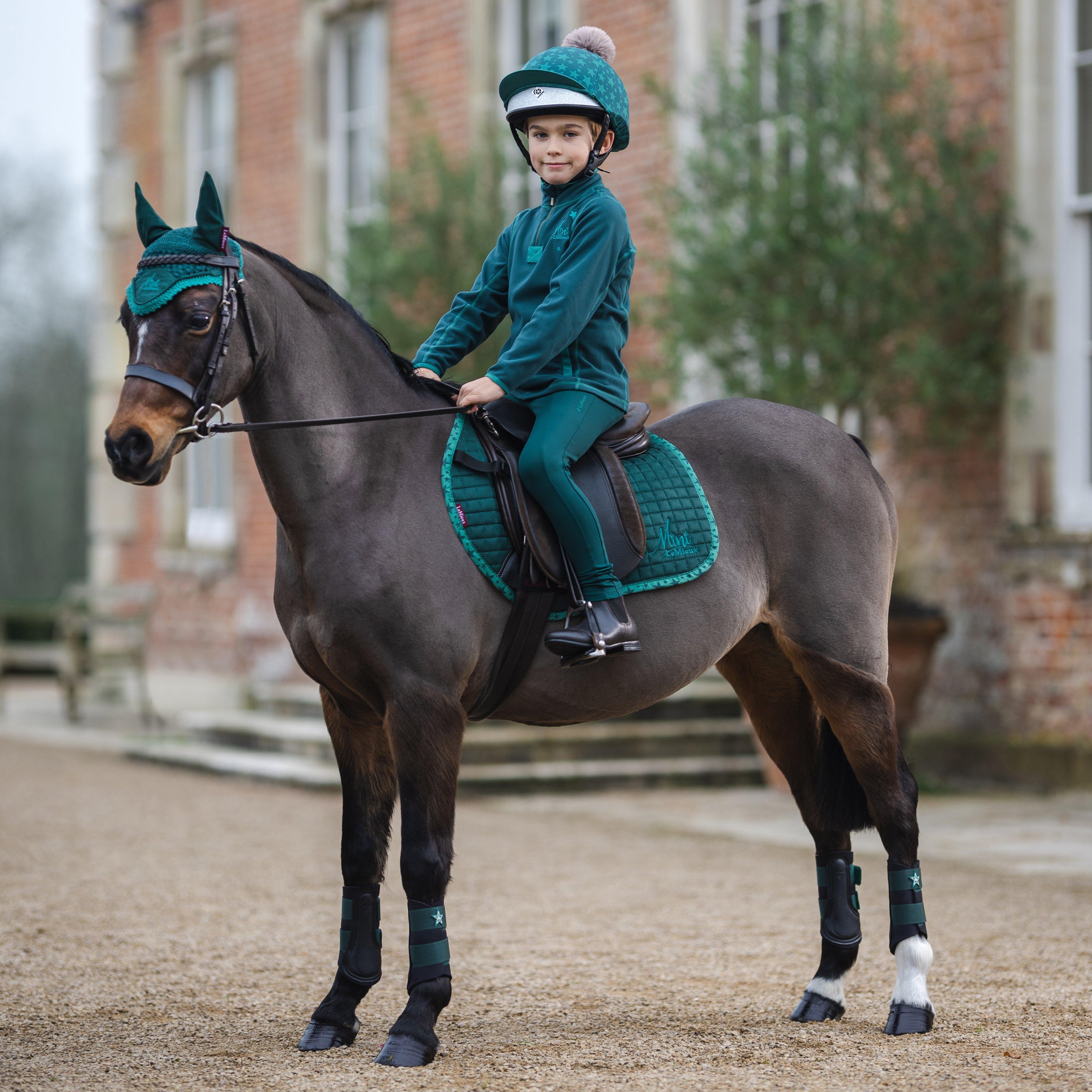 Mini Suede Jump Saddle Pad Spruce