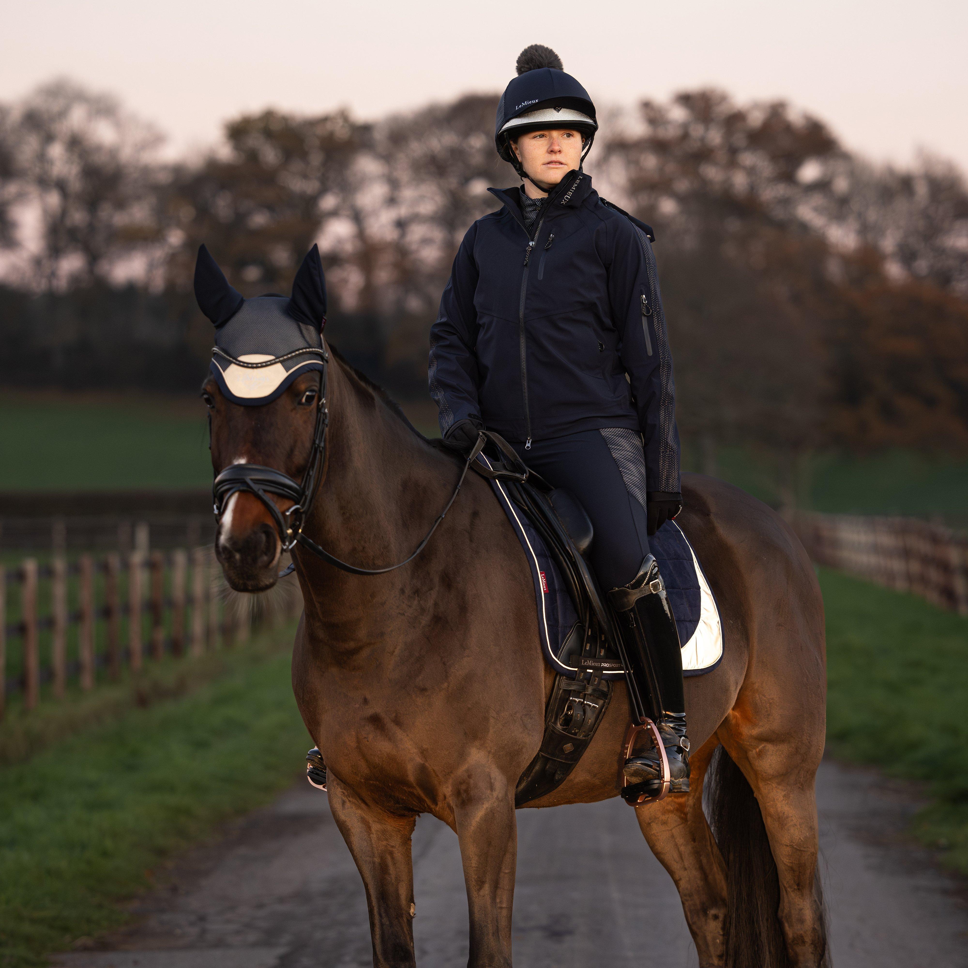 Reflective Fly Hood Navy