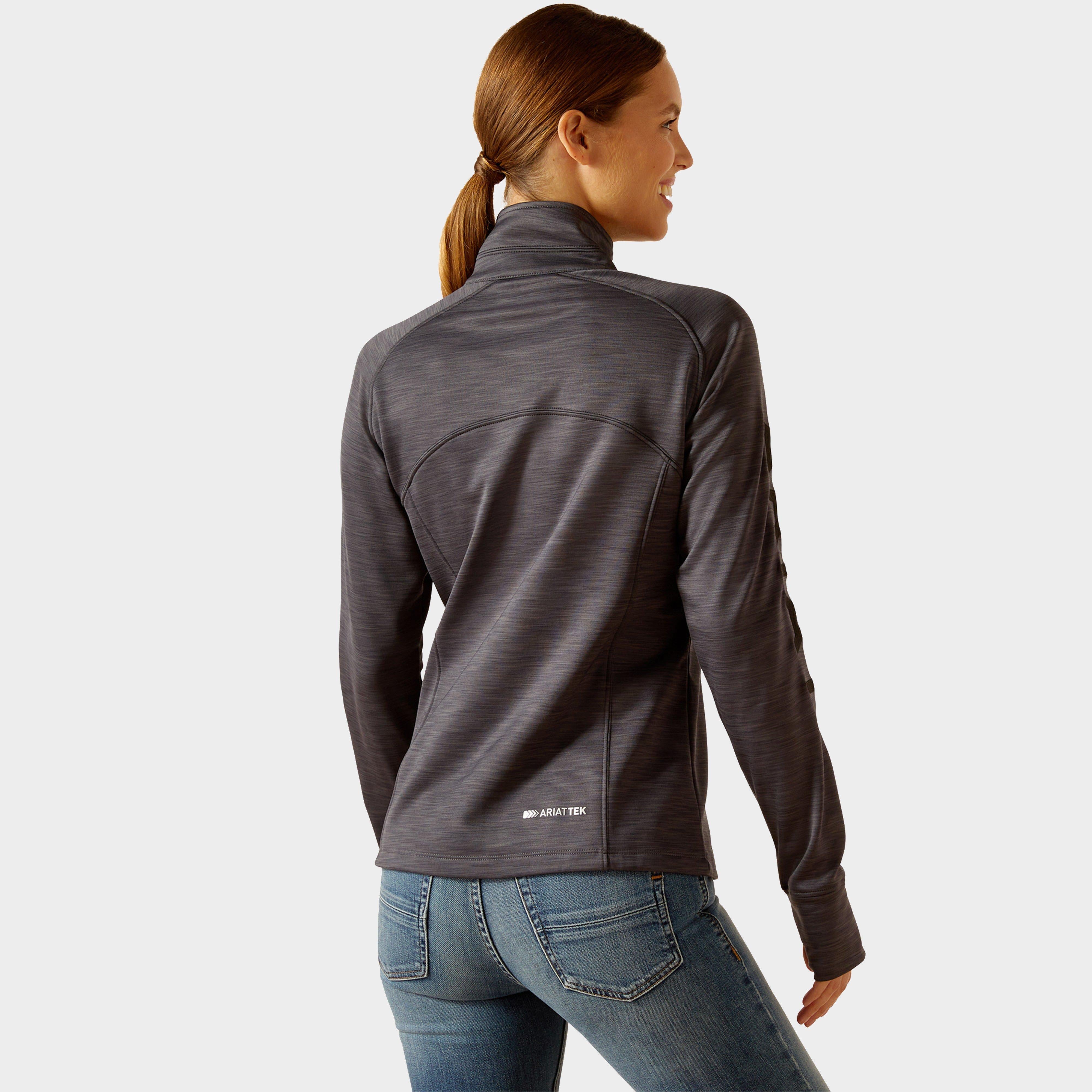 Womens Tek Team 1/2 Zip Sweatshirt Ebony