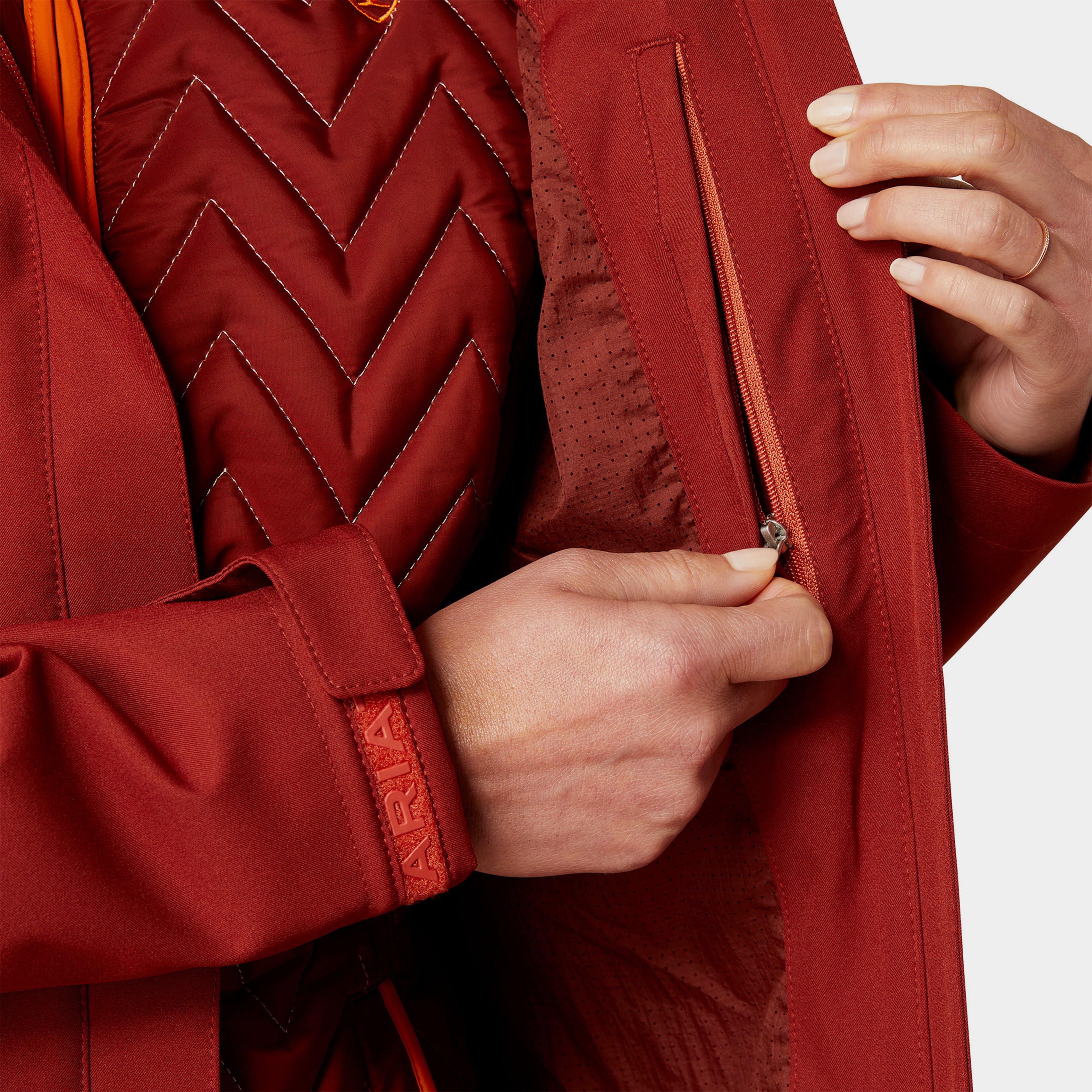 Womens Coastal H20 Jacket Fired Brick