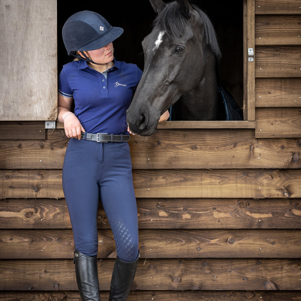 Womens Polo Shirt Navy