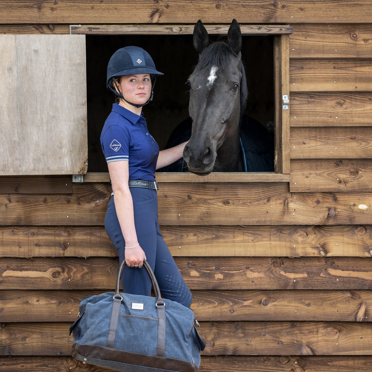 Womens Polo Shirt Navy