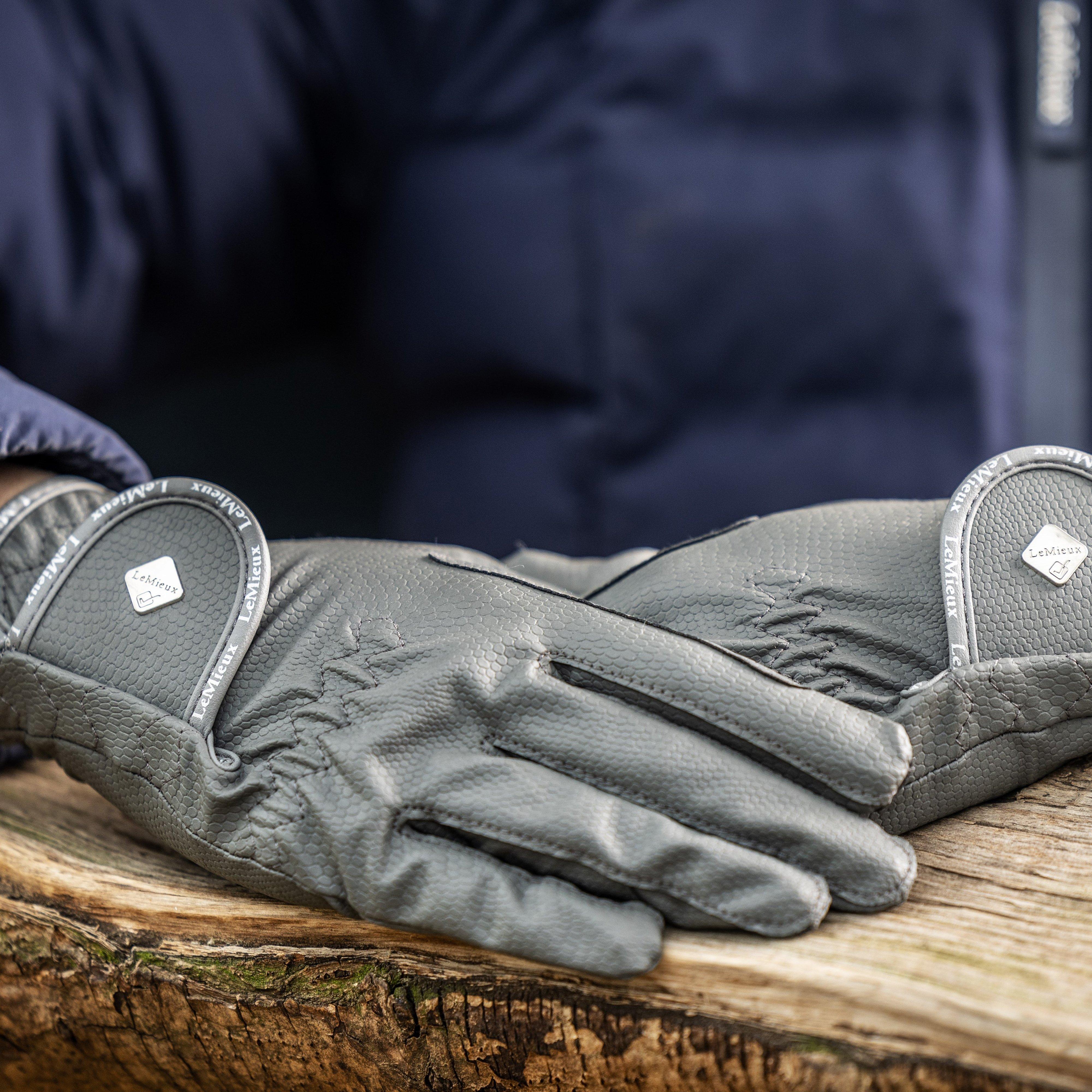 Classic Leather Riding Gloves Black