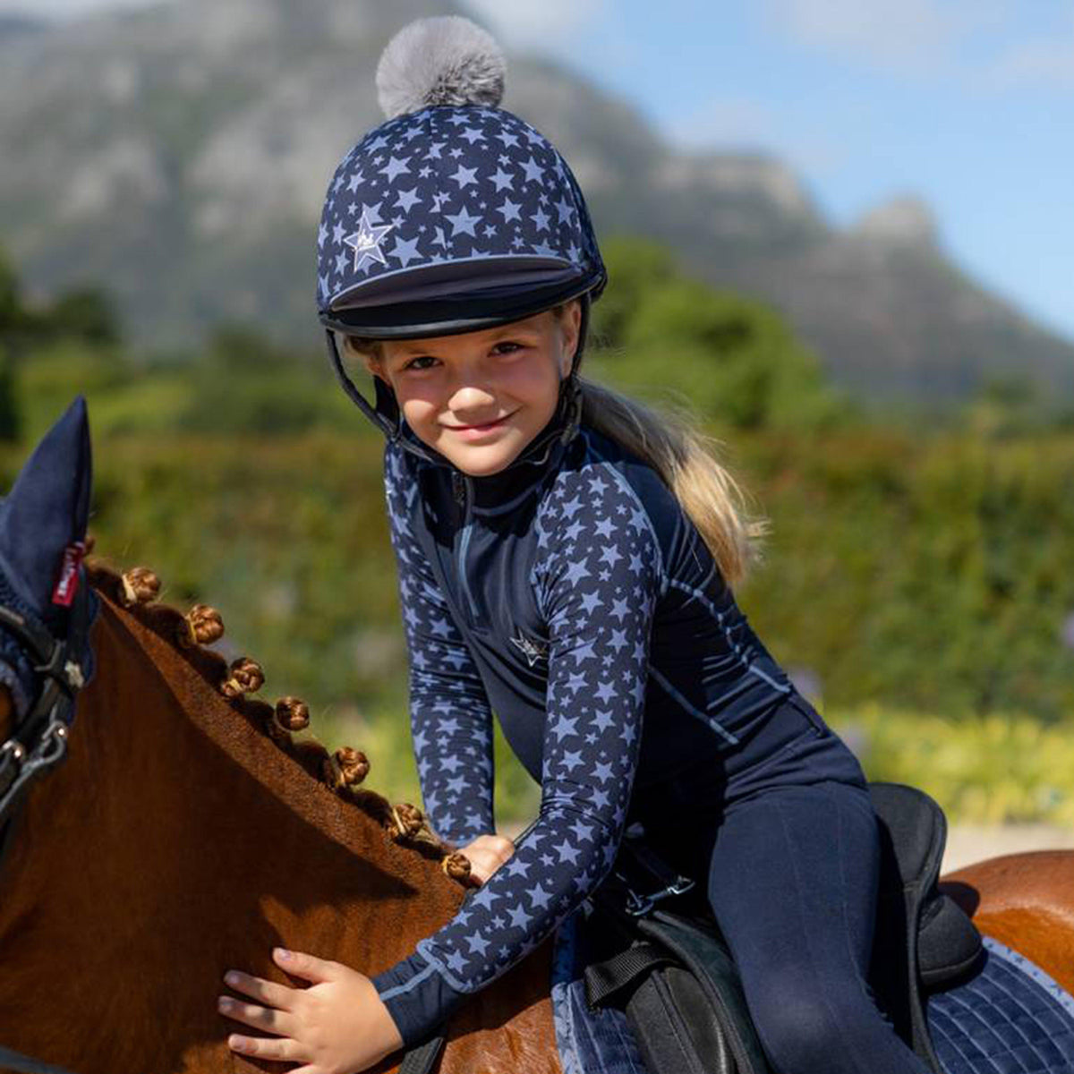 Mini Hat Silk Indigo