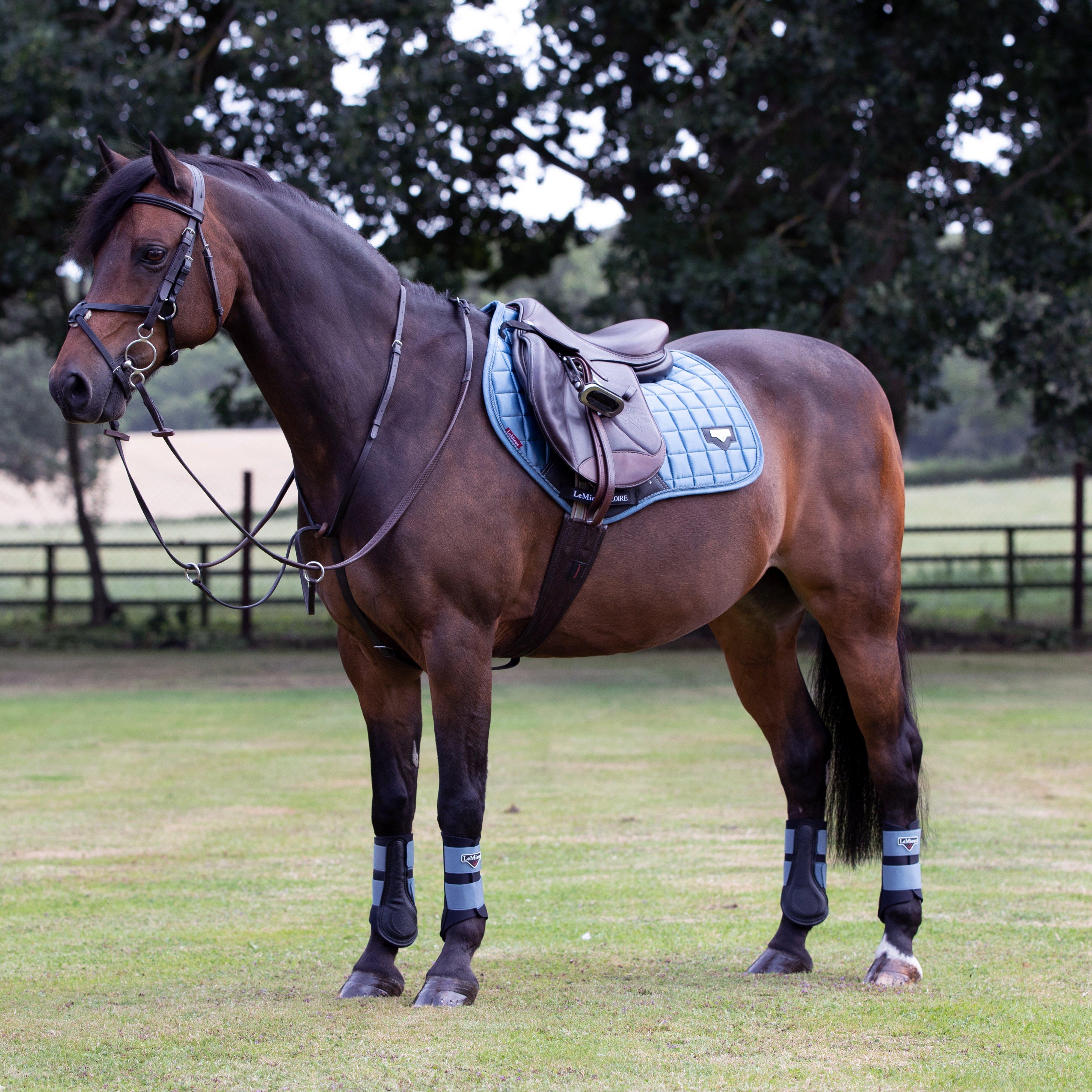 Loire Classic Close Contact Saddle Pad Ice Blue
