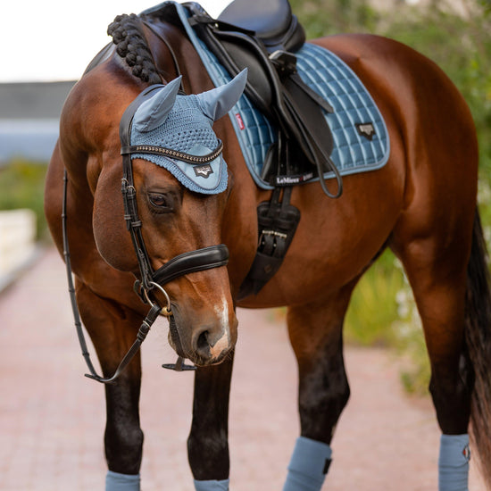 Loire Classic Dressage Square Ice Blue