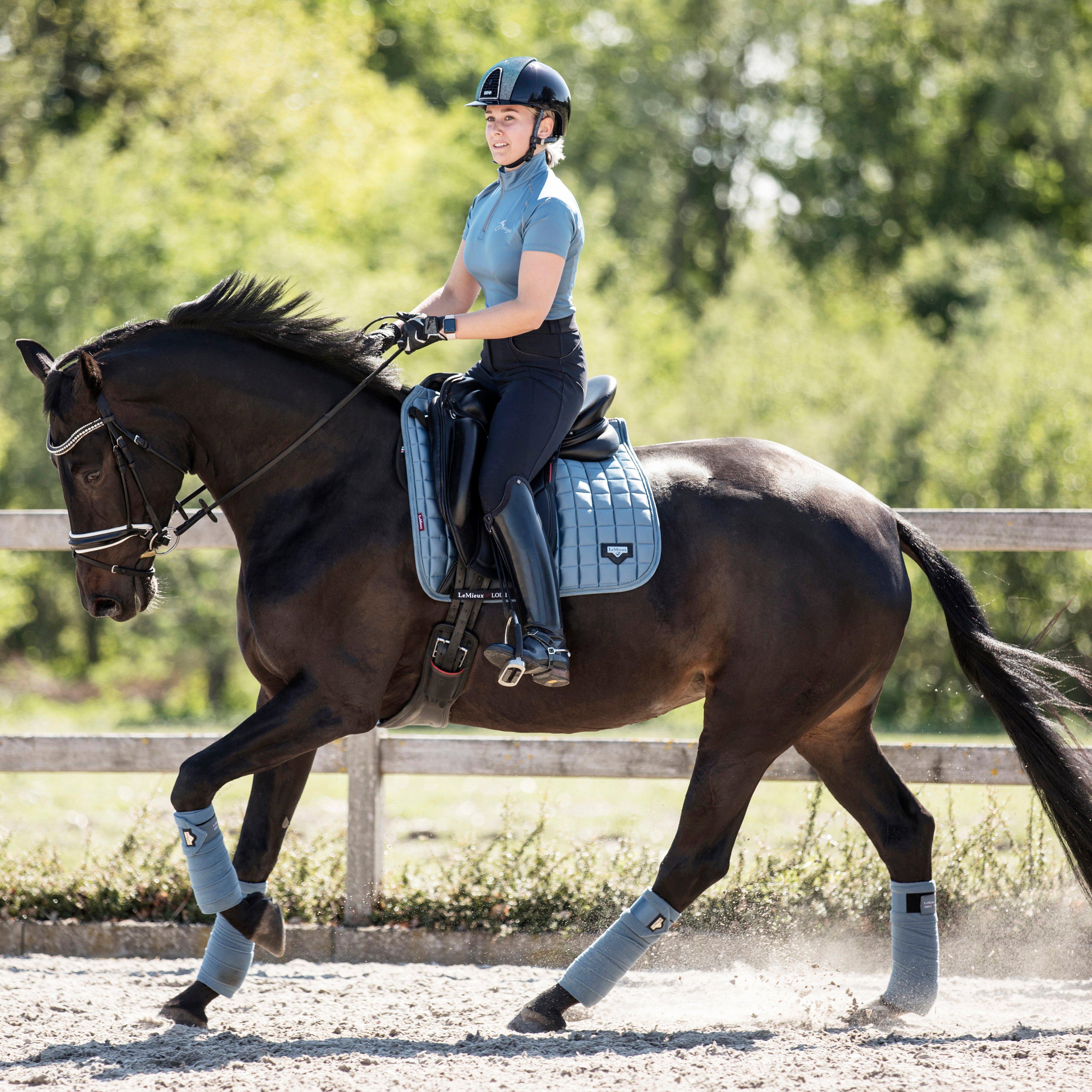 Loire Classic Dressage Square Ice Blue