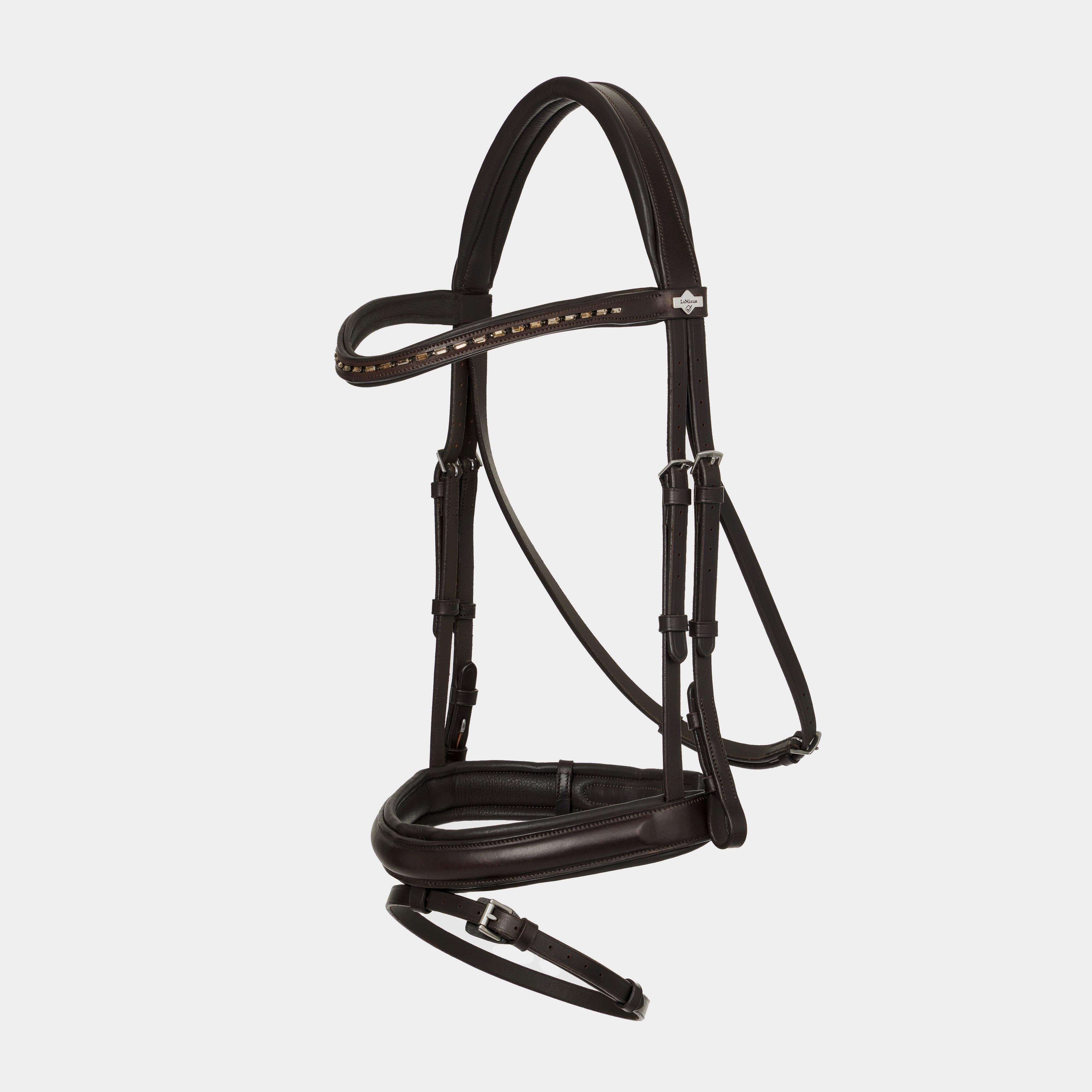Arika Dressage Bridle Brown/Silver