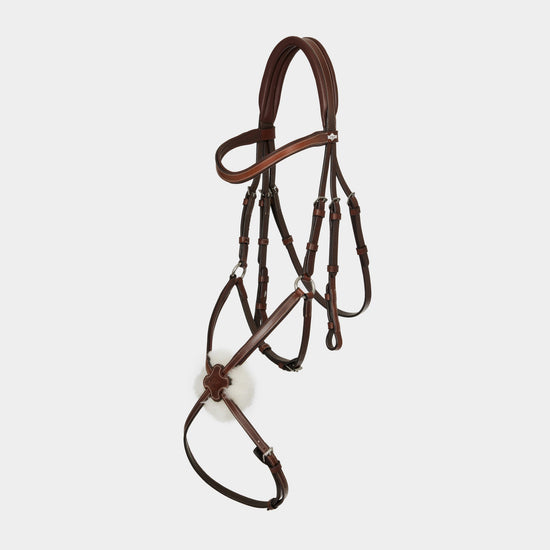 Arika Grackle Bridle Brown/Silver