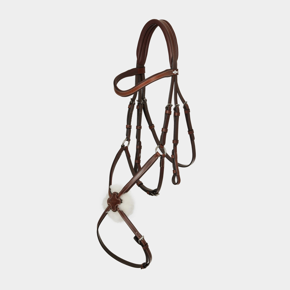 Arika Grackle Bridle Brown/Silver