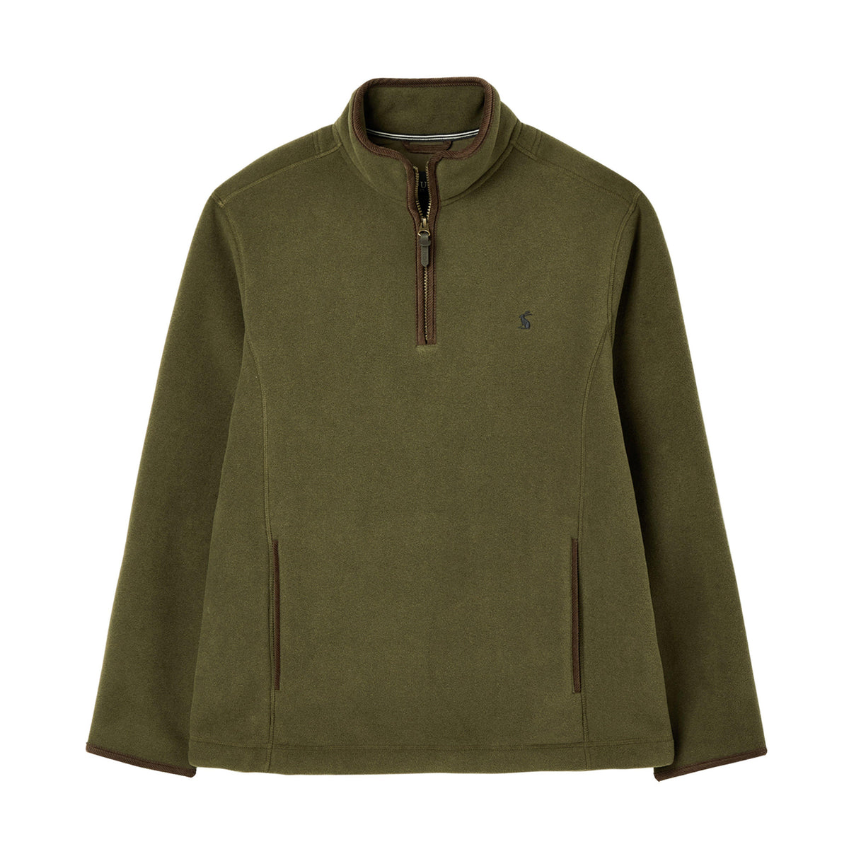 Mens Coxton Quarter Zip Fleece Sweatshirt Heritage Green
