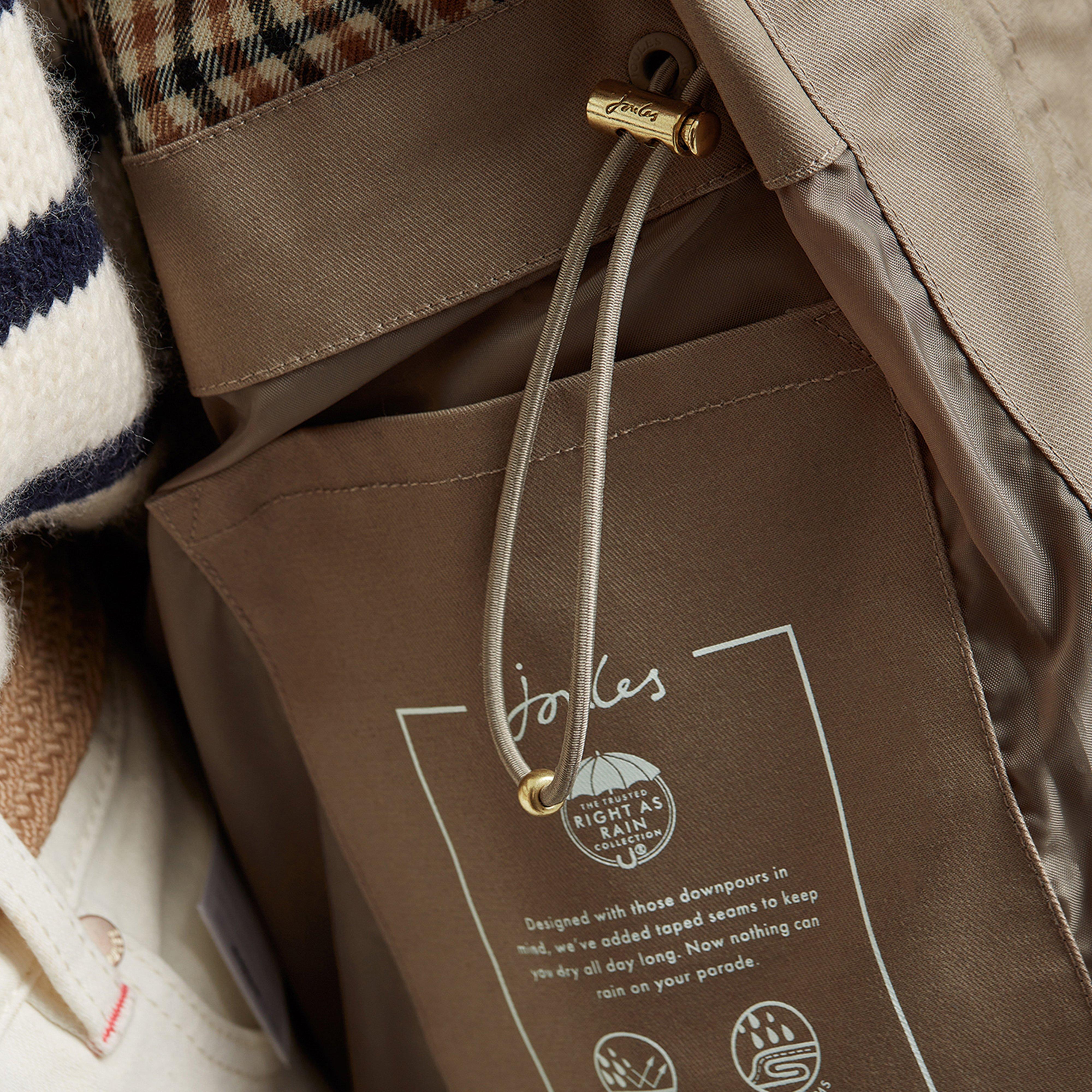 Womens Padstow Waterproof Raincoat Mushroom