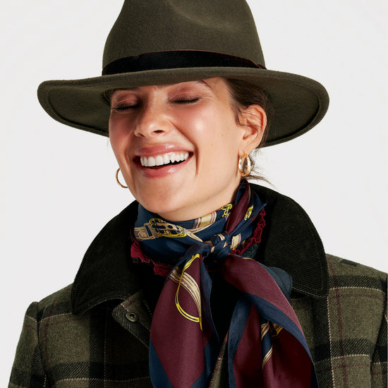 Womens Berkley Tweed Fieldcoat Green Tweed