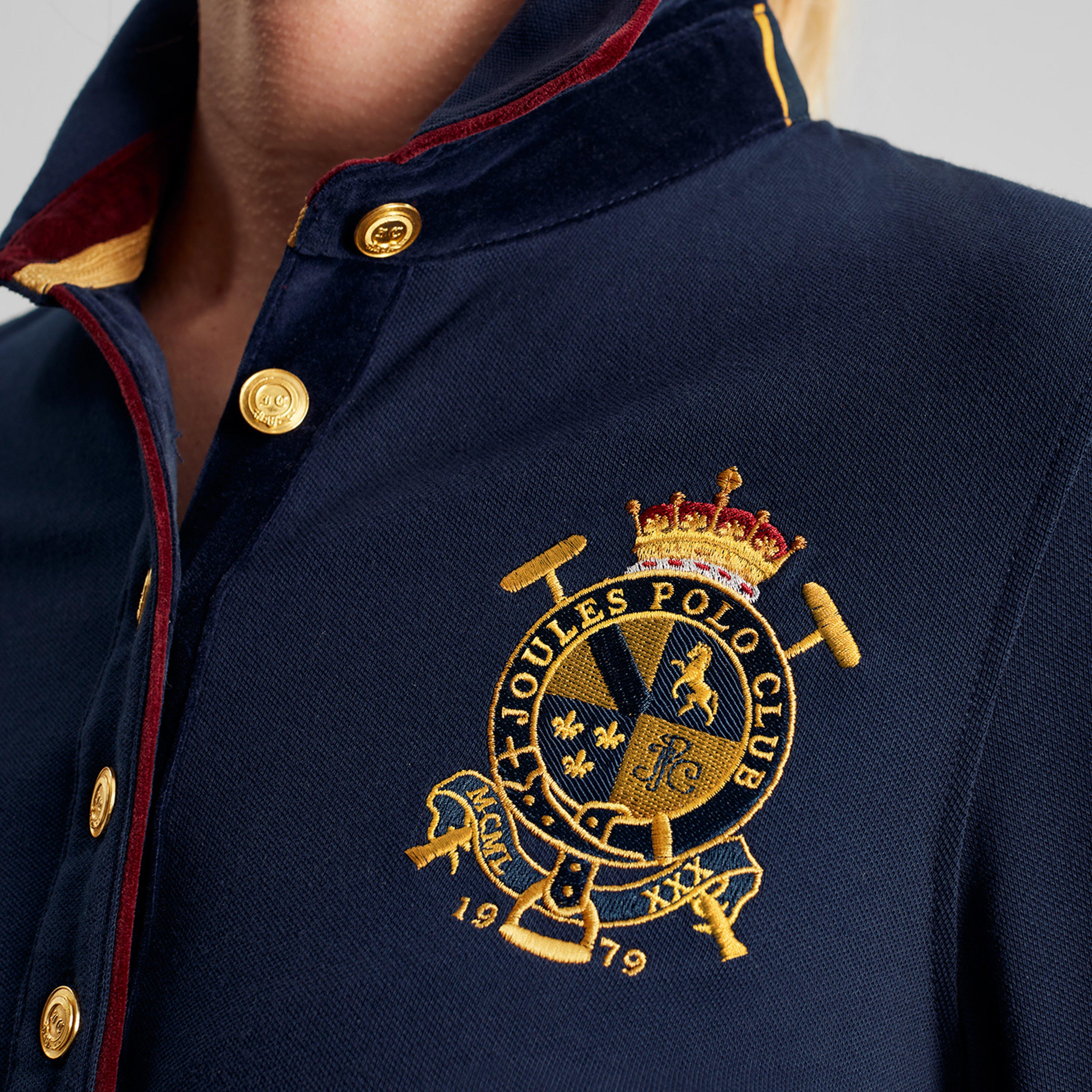 Womens Ashley Long Sleeved Polo Shirt French Navy