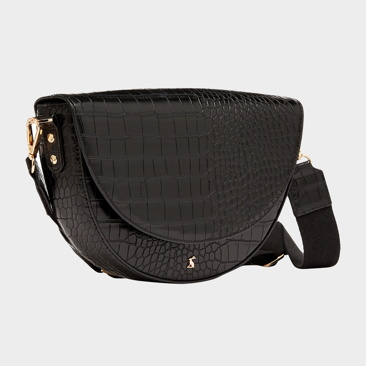 Clara Half Moon PU Bag Black