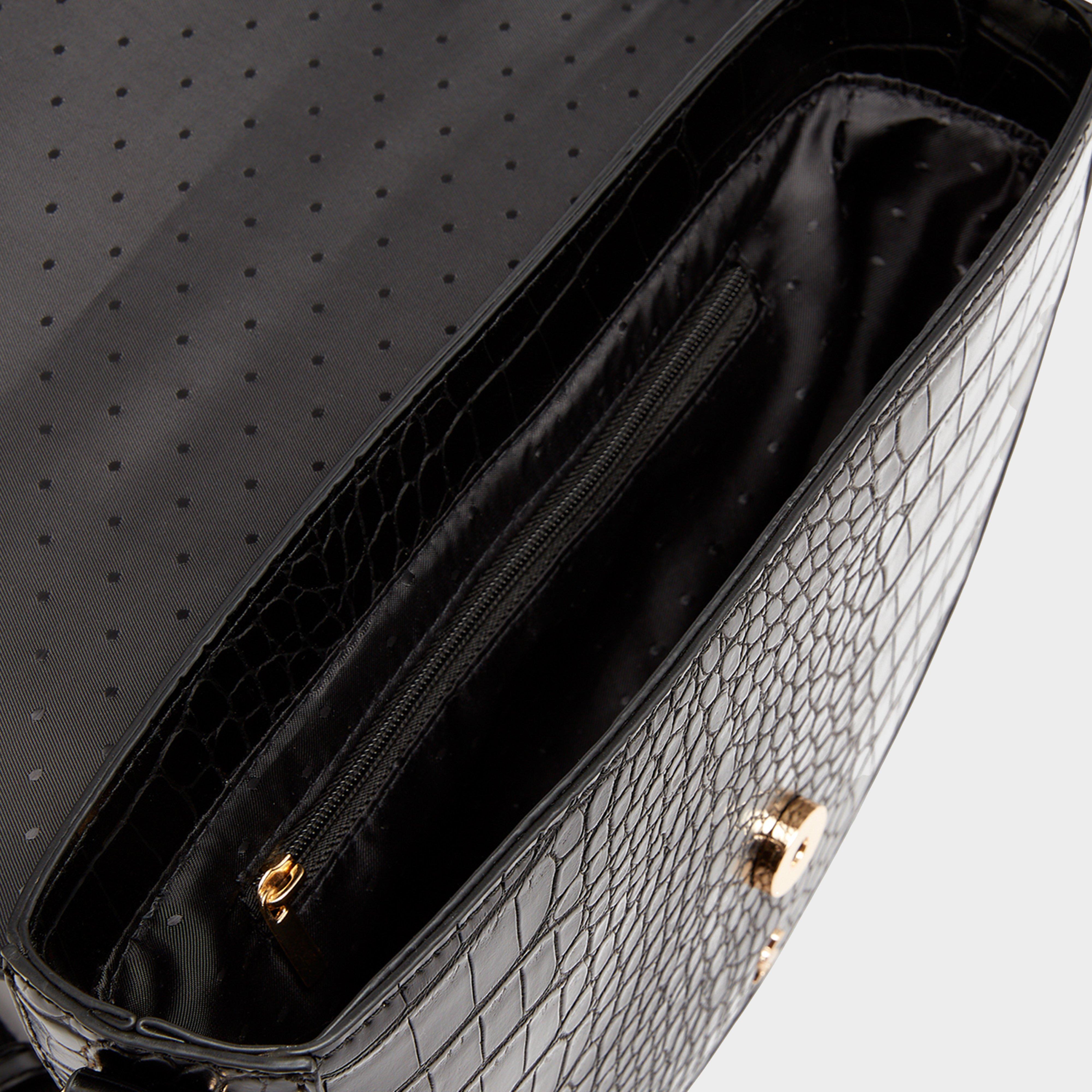 Clara Half Moon PU Bag Black