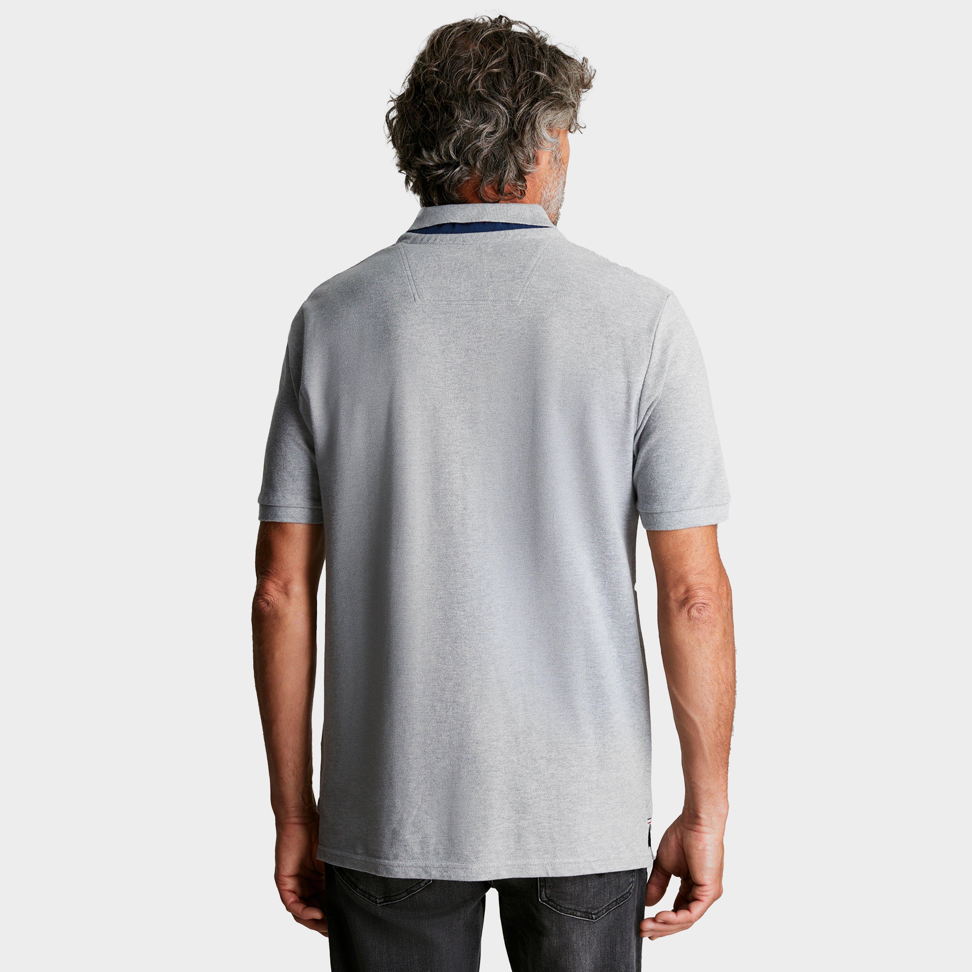 Mens Woody Polo Shirt Grey Marl