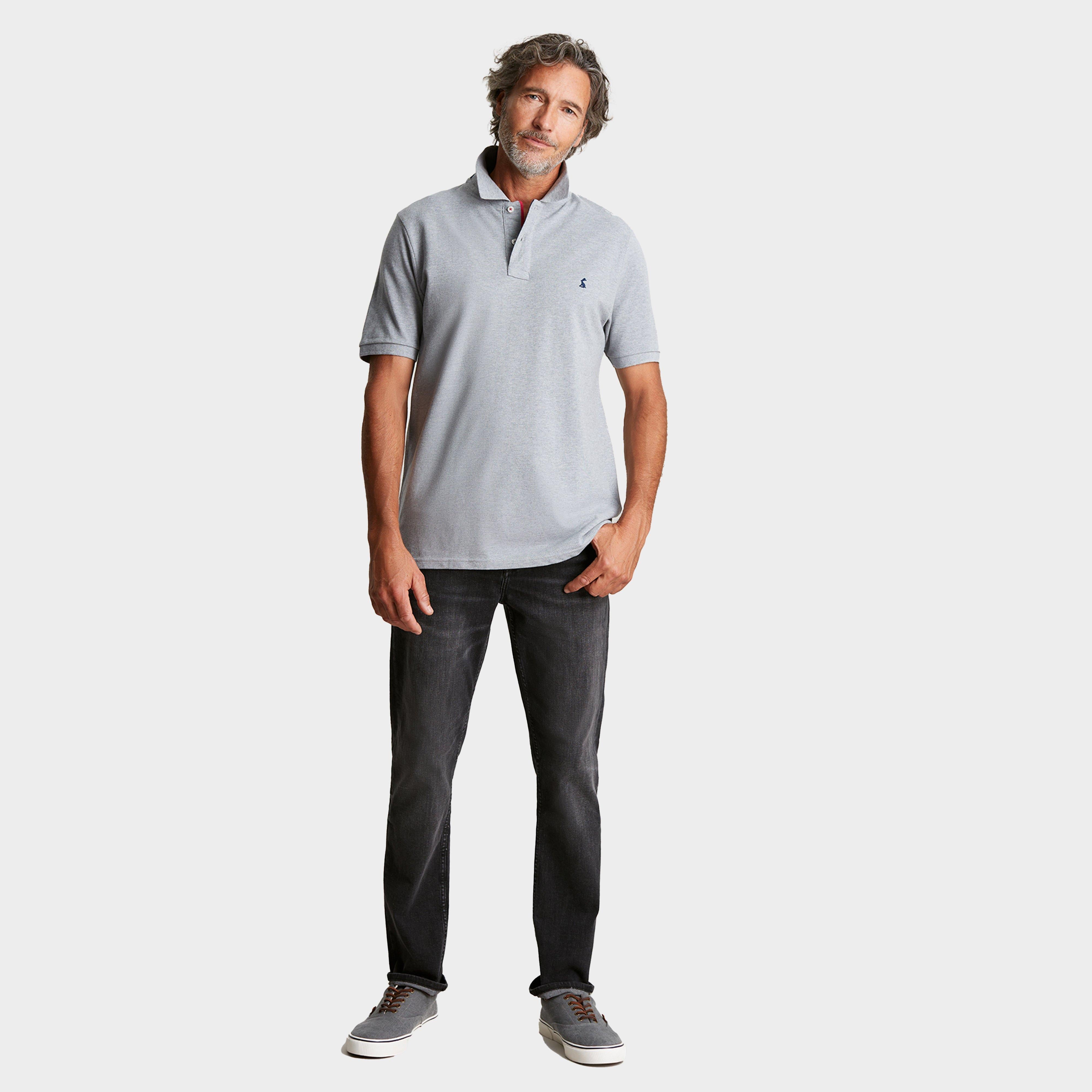Mens Woody Polo Shirt Grey Marl