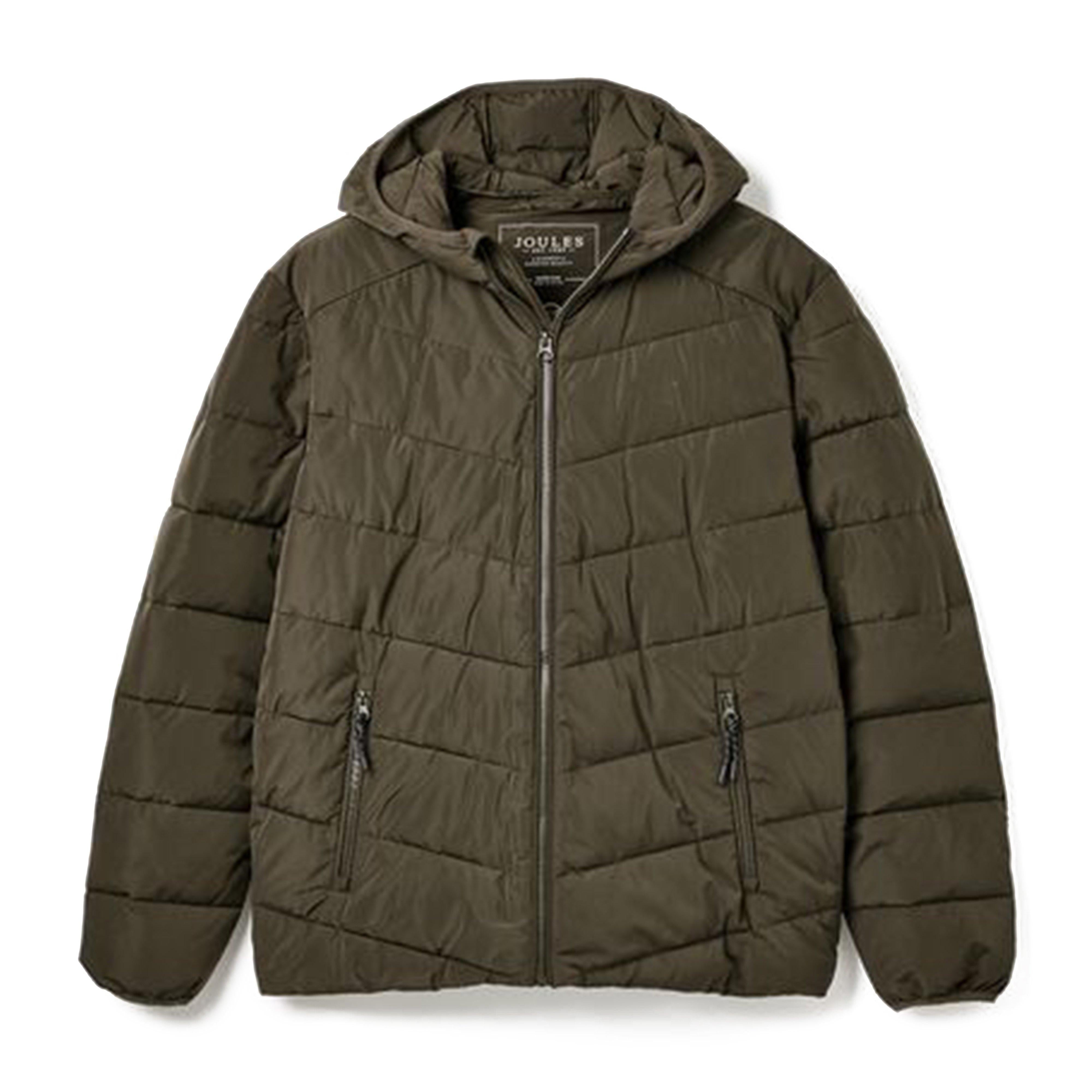 Mens Pearson Padded Shower Resistant Coat Green