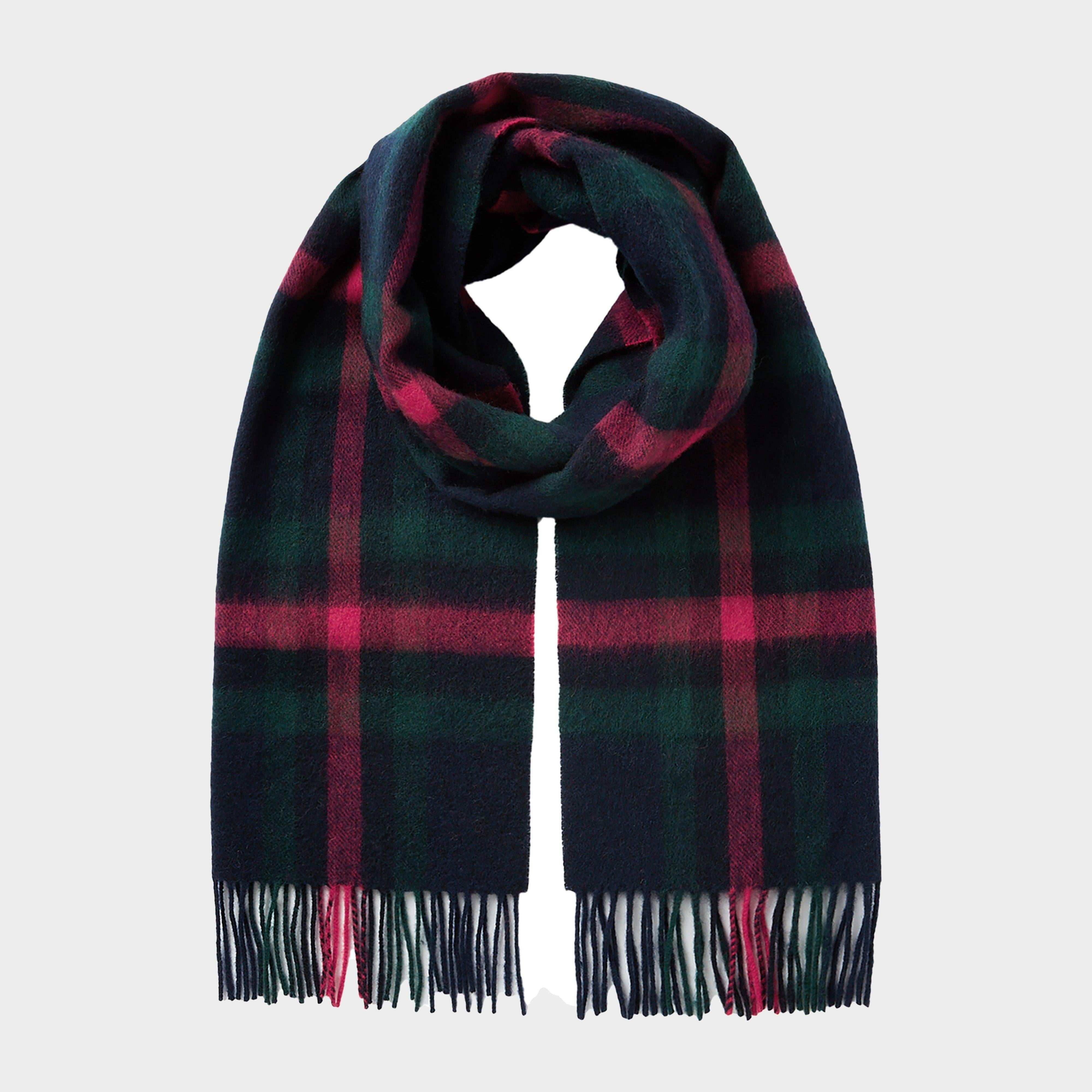 Womens Langtree Scarf Navy Pink Check