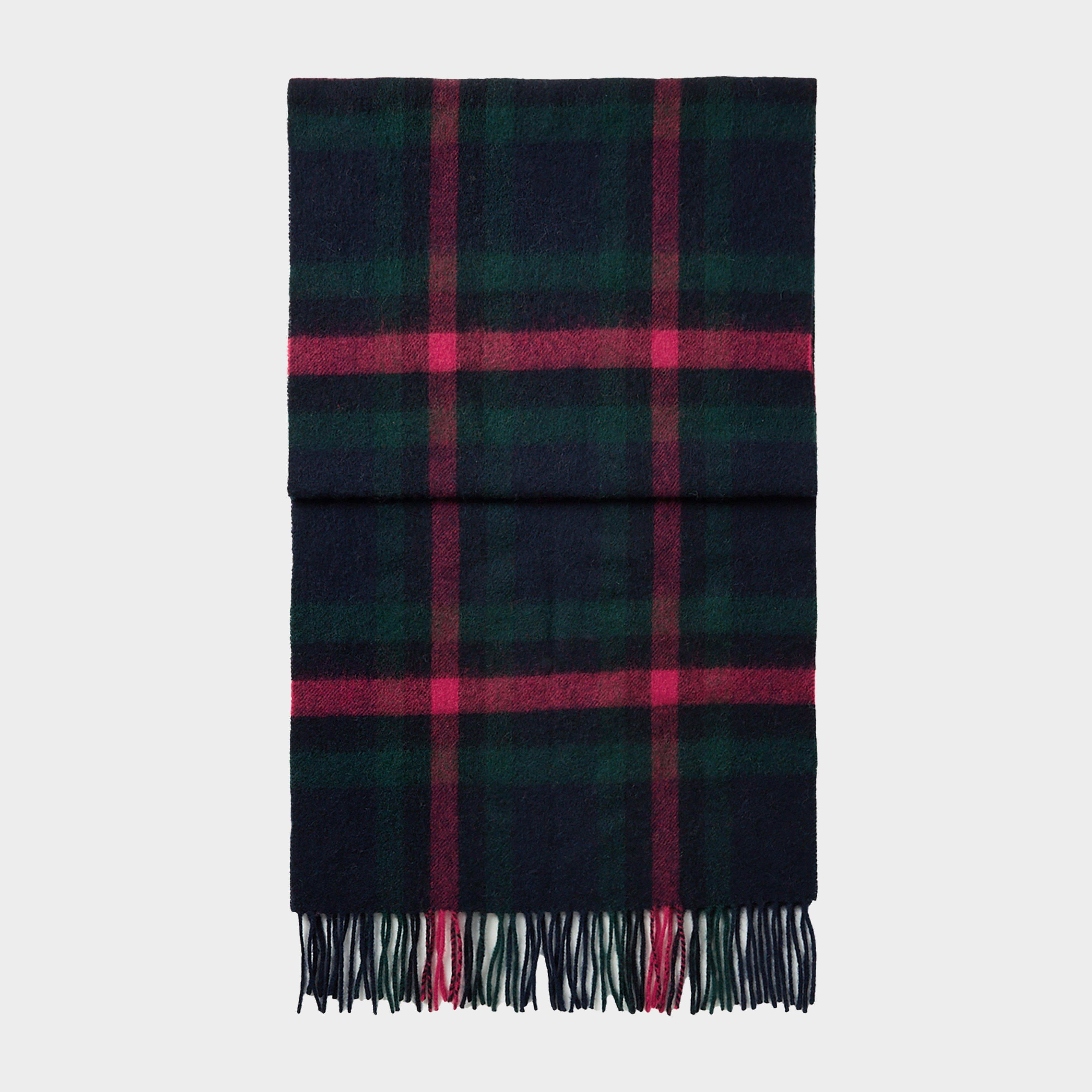 Womens Langtree Scarf Navy Pink Check