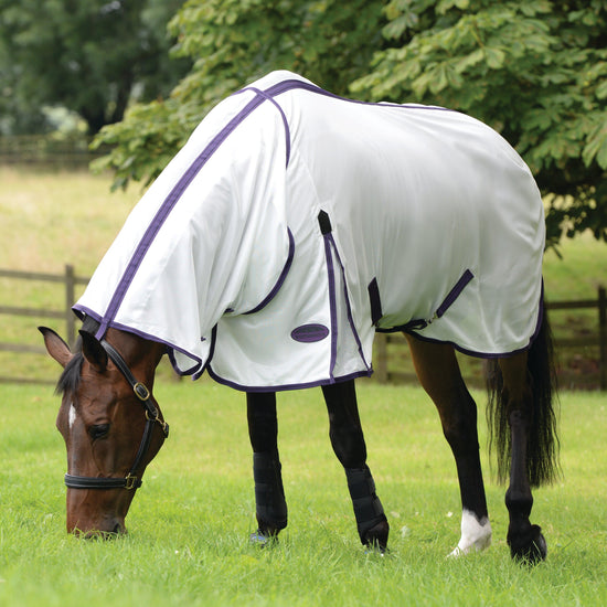 ComFiTec Essential Mesh Combo Neck Rug White/Purple/Black