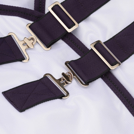 ComFiTec Essential Mesh Combo Neck Rug White/Purple/Black