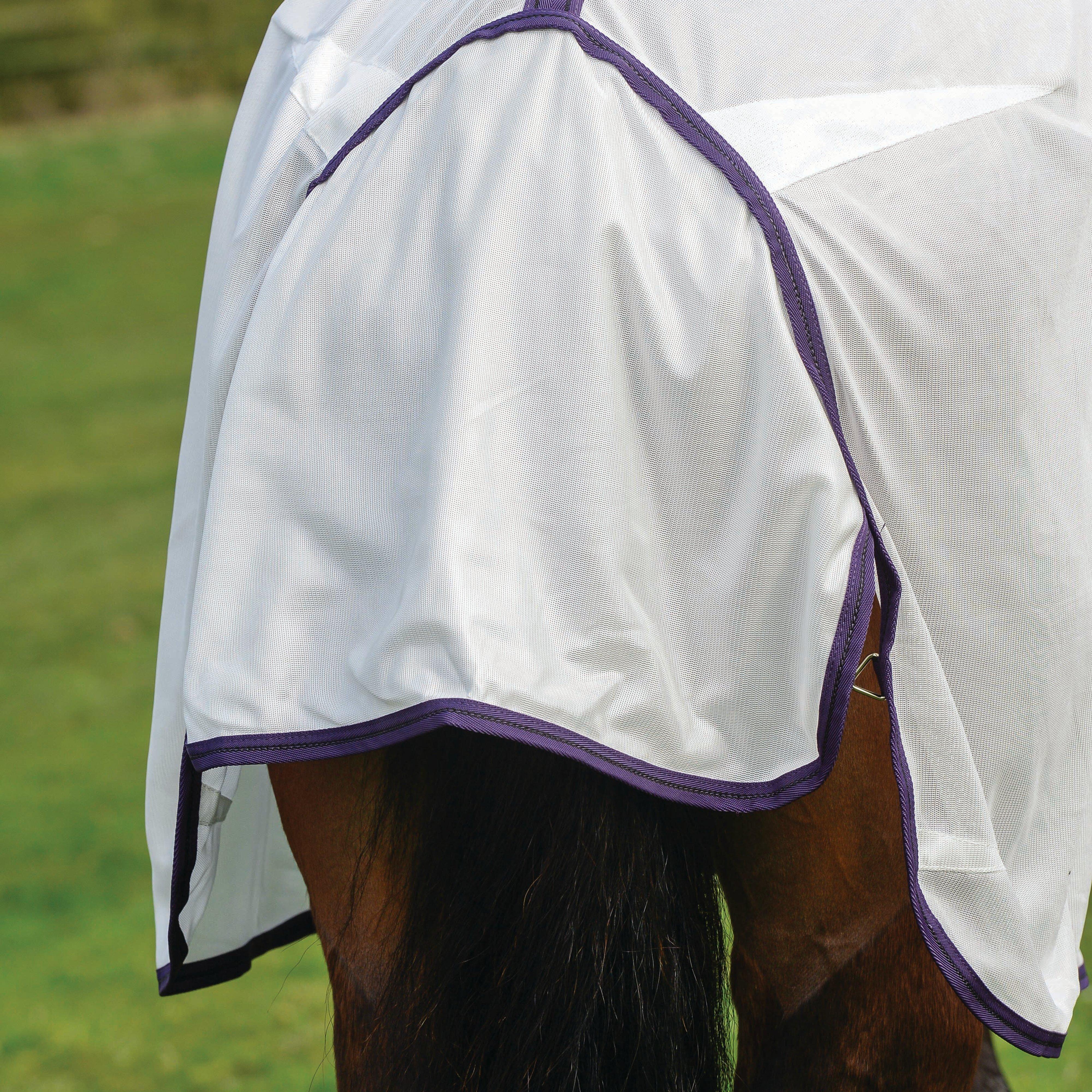 ComFiTec Essential Mesh Combo Neck Rug White/Purple/Black