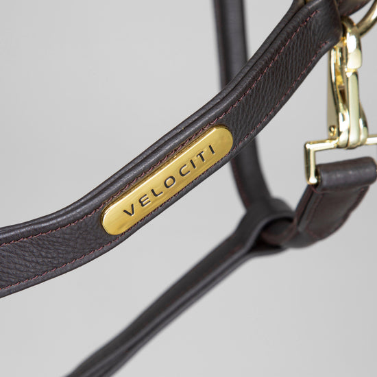 RAPIDA Comfort Leather Headcollar Havana