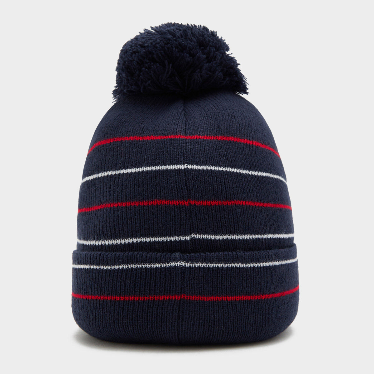 Kids Vision Stripe LED Pom Hat Navy
