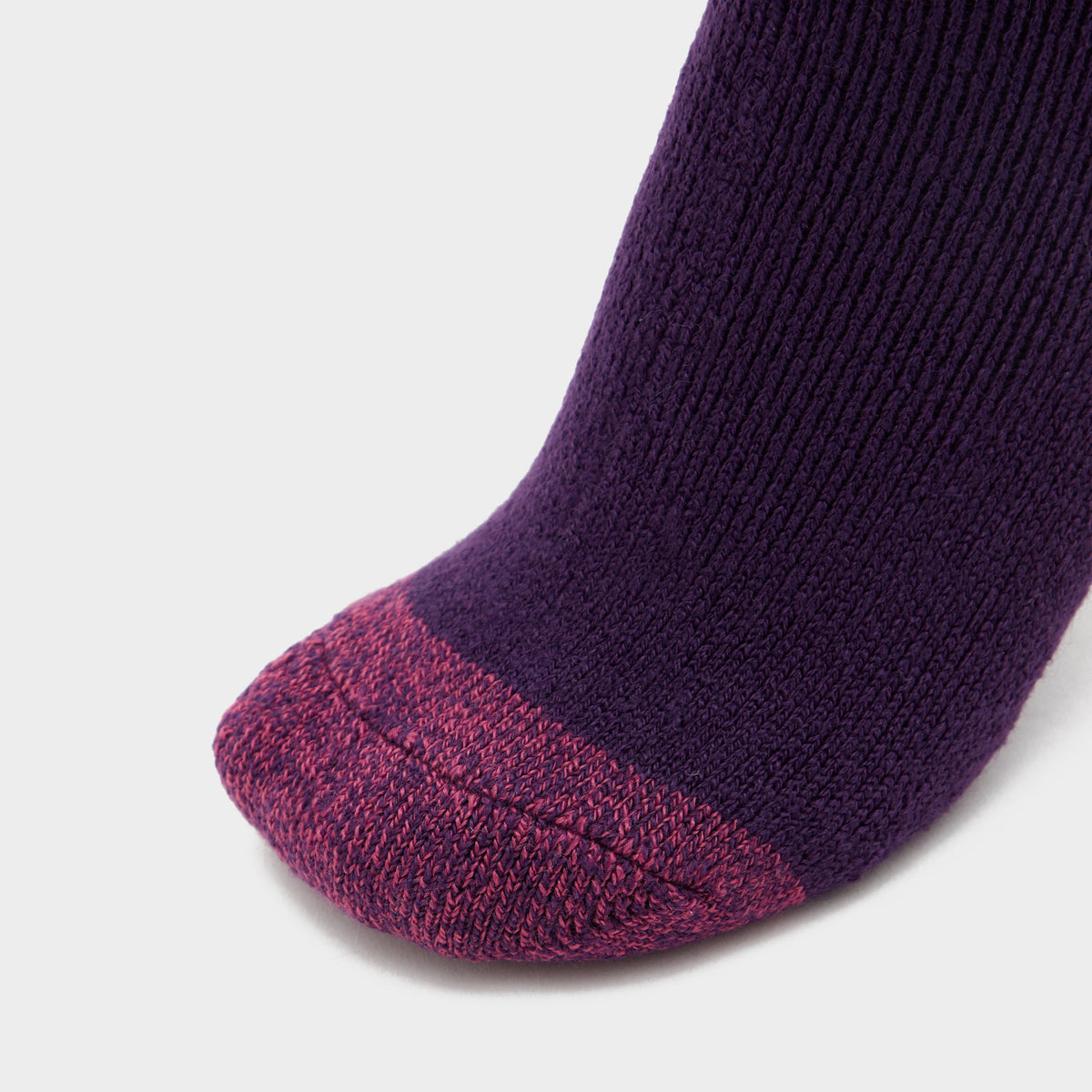 Womens Earlton Argyle Socks Purple