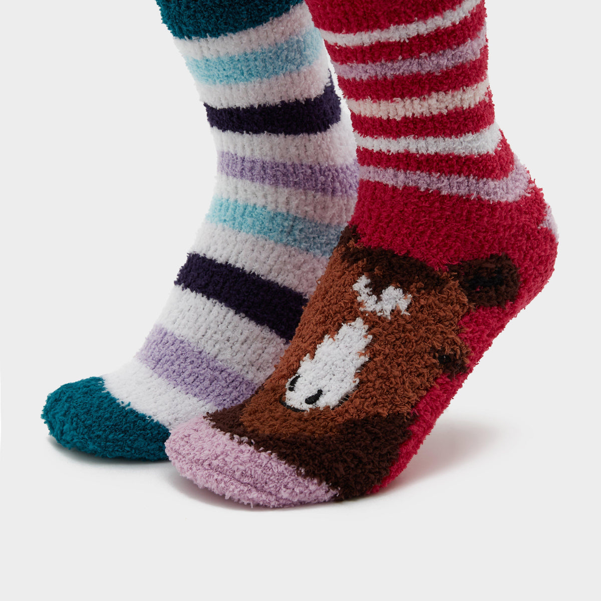 Womens Lounge Socks 2 Pack Horse