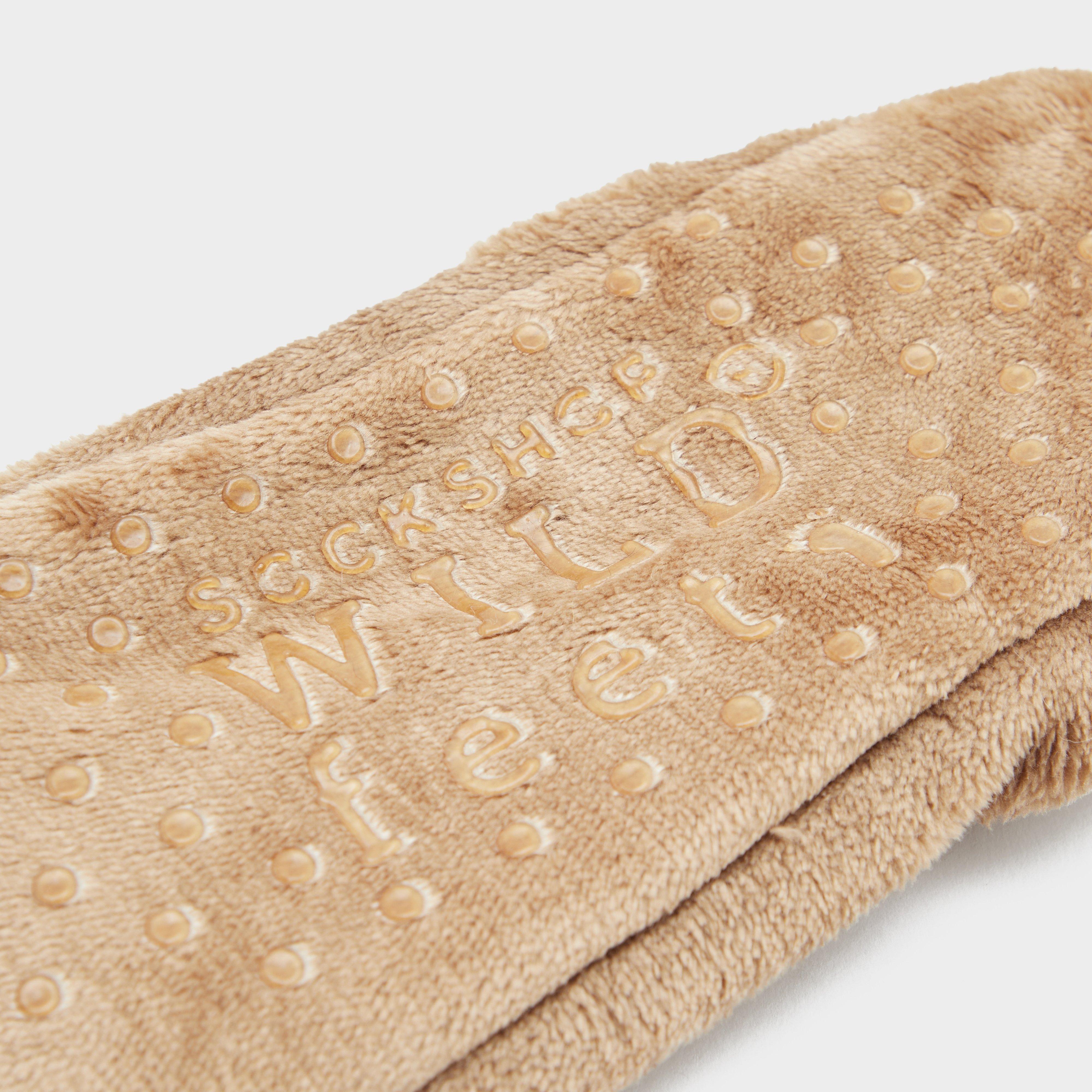 Womens Wild Feet Fluffy Footsie Slippers Horse