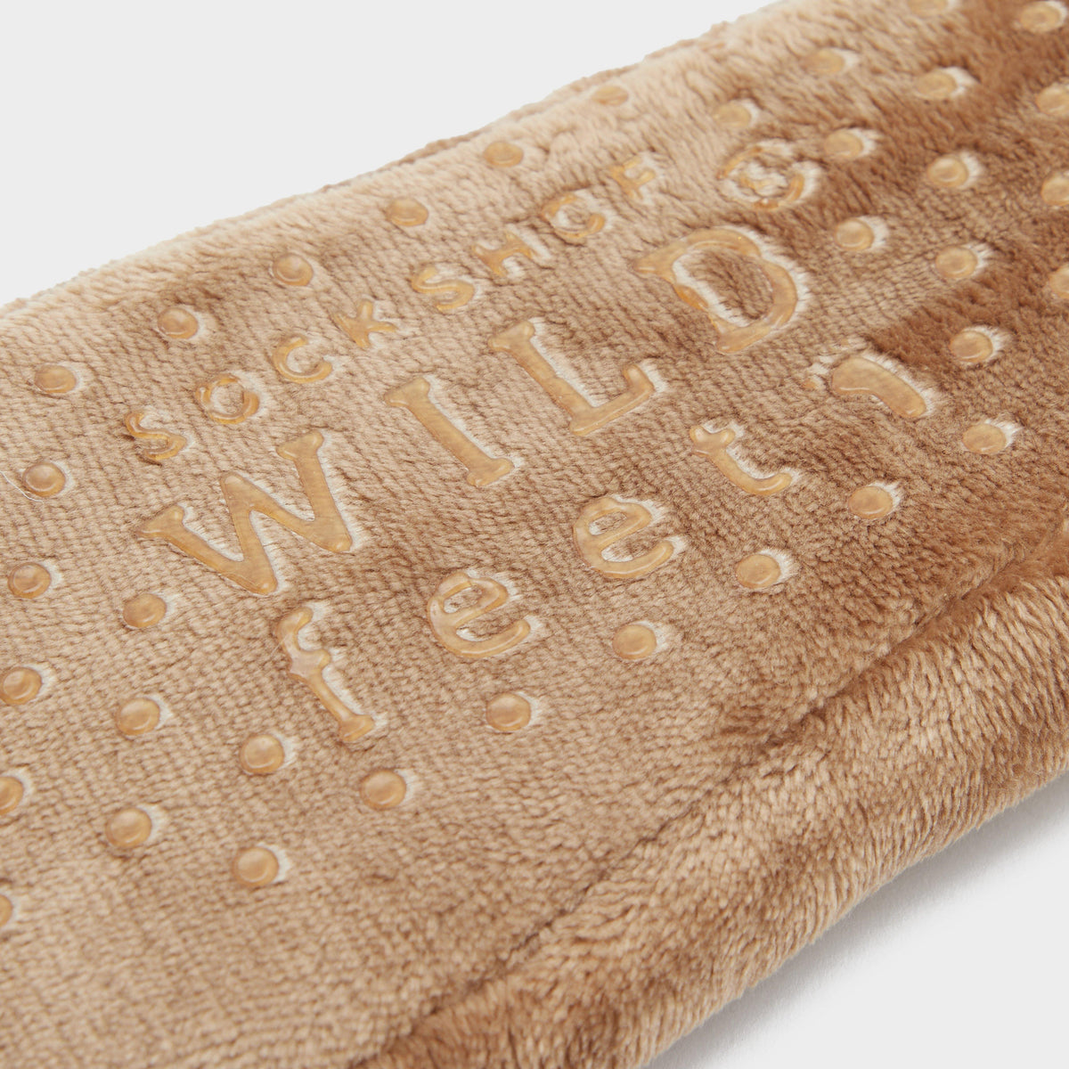 Womens Wild Feet Fluffy Footsie Slippers Dog