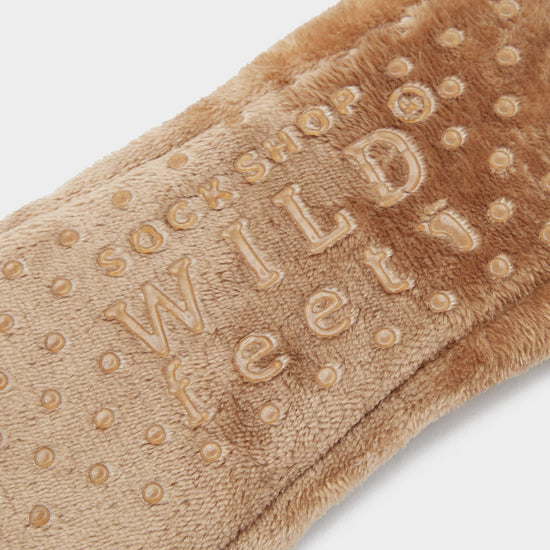 Womens Wild Feet Fluffy Footsie Slippers Donkey