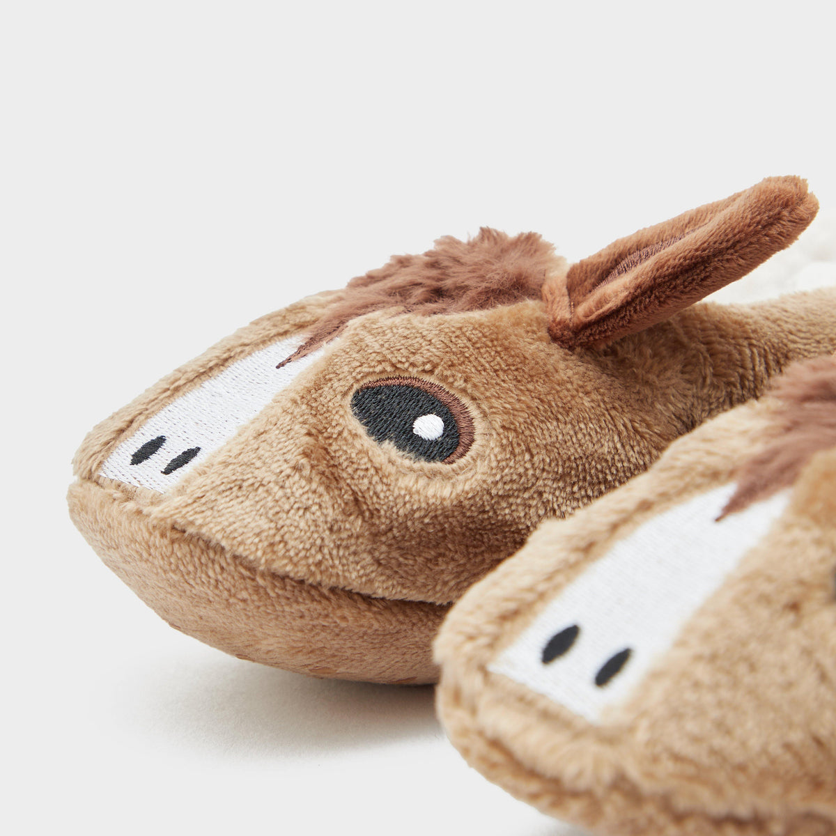 Kids Wild Feet Fluffy Footsie Slippers Horse