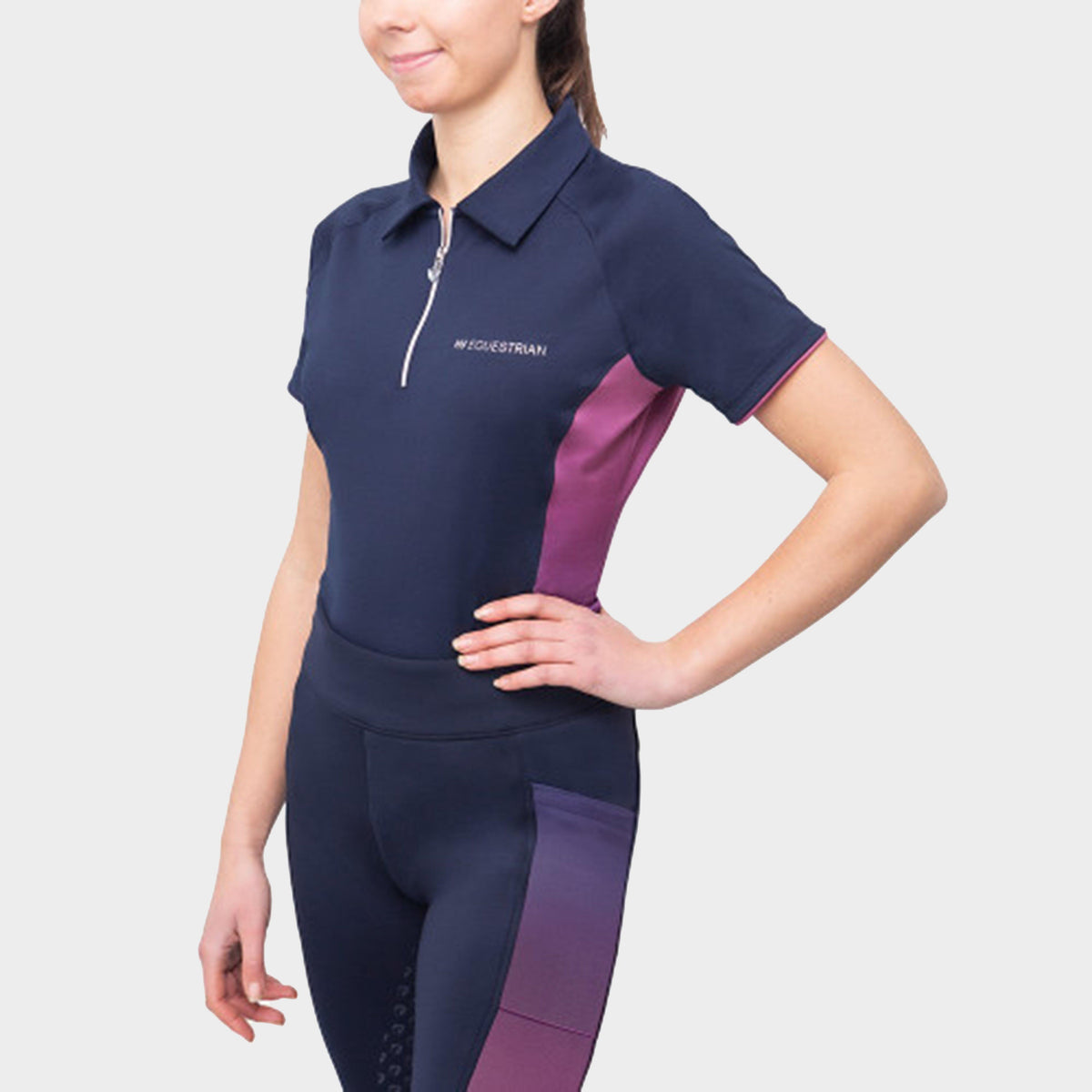 Womens Synergy Elevate Polo Navy Fig
