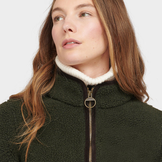 Womens Lavenham Fleece Olive/Classic