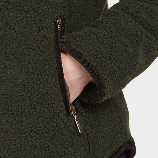 Womens Lavenham Fleece Olive/Classic