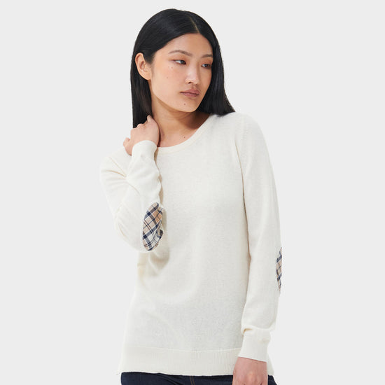 Womens Pendle Knitted Jumper Cream/Fawn