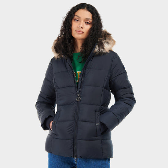 Womens Midhurst Quilted Jacket Dark Navy
