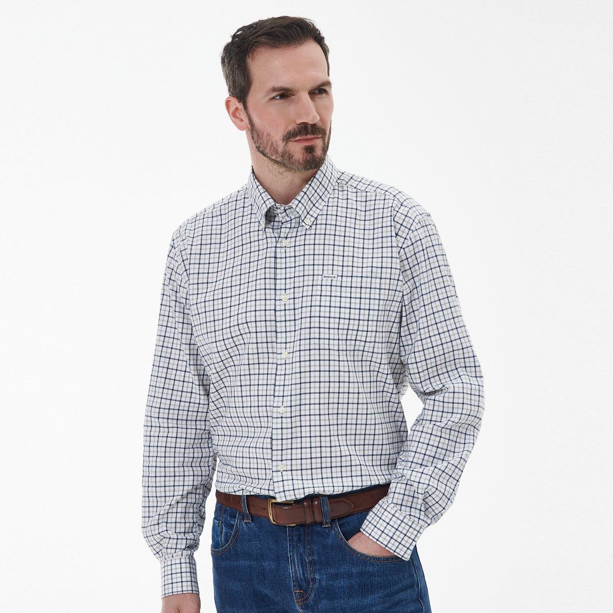 Mens Preston Regular Shirt Olive