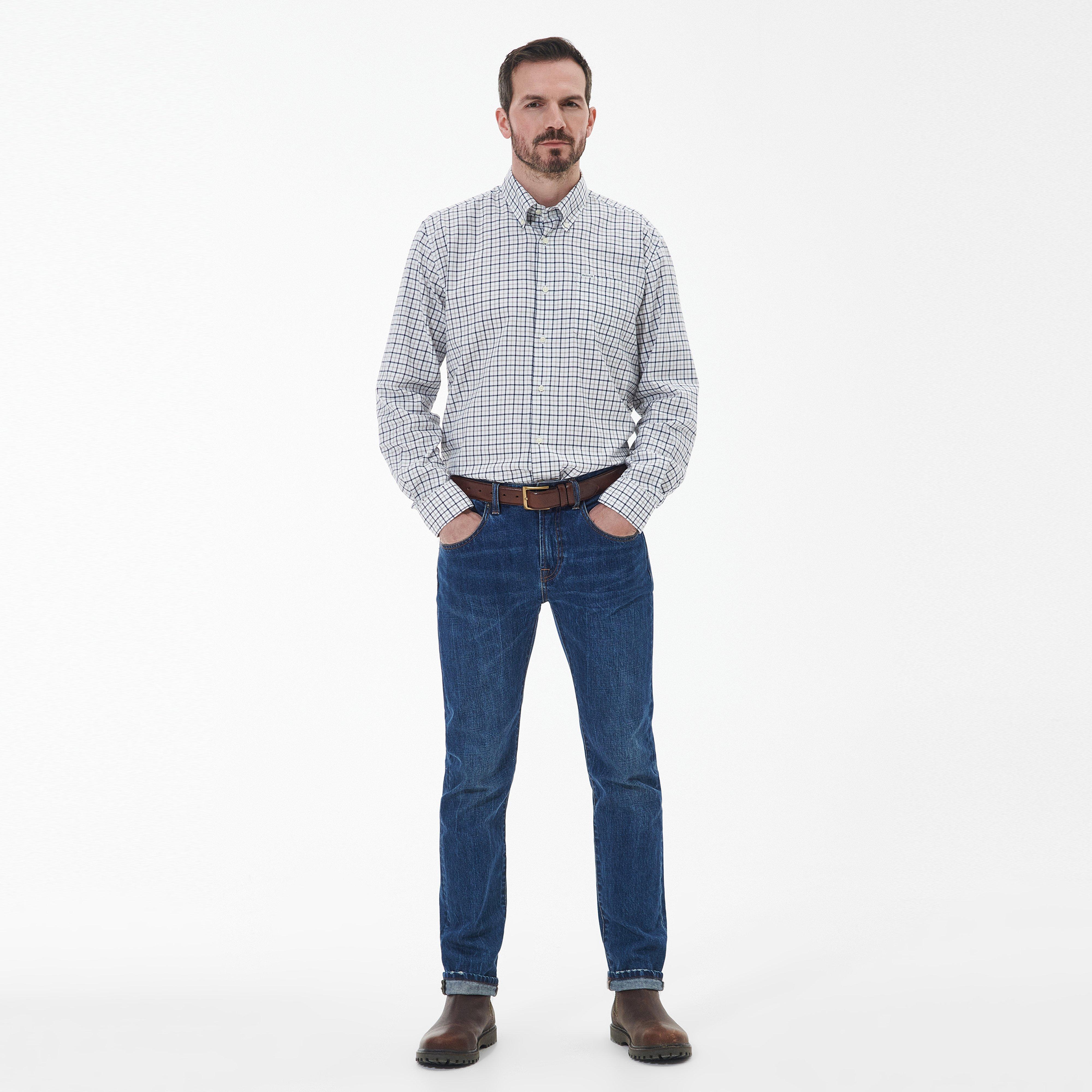 Mens Preston Regular Shirt Olive