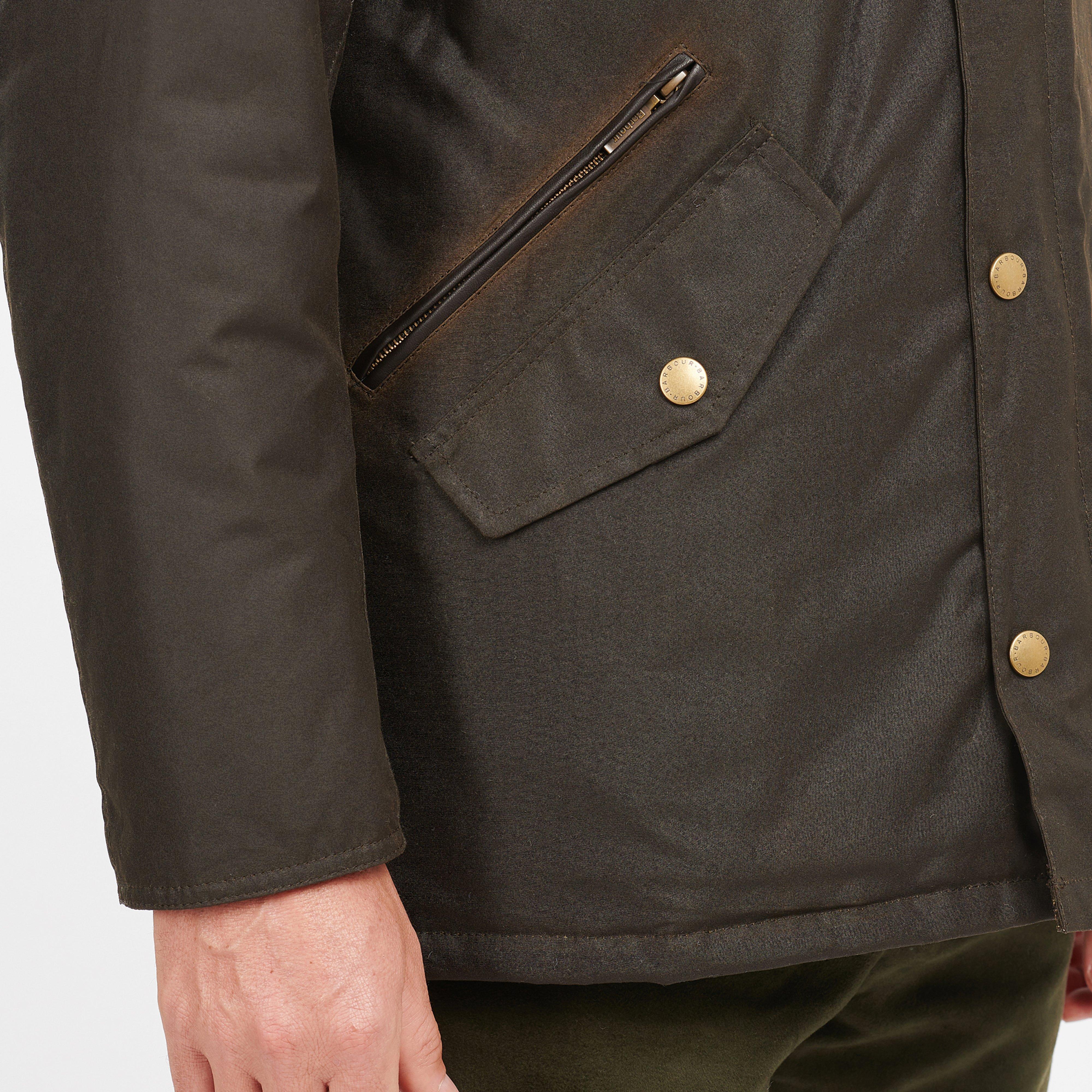 Mens Prestbury Wax Jacket Olive