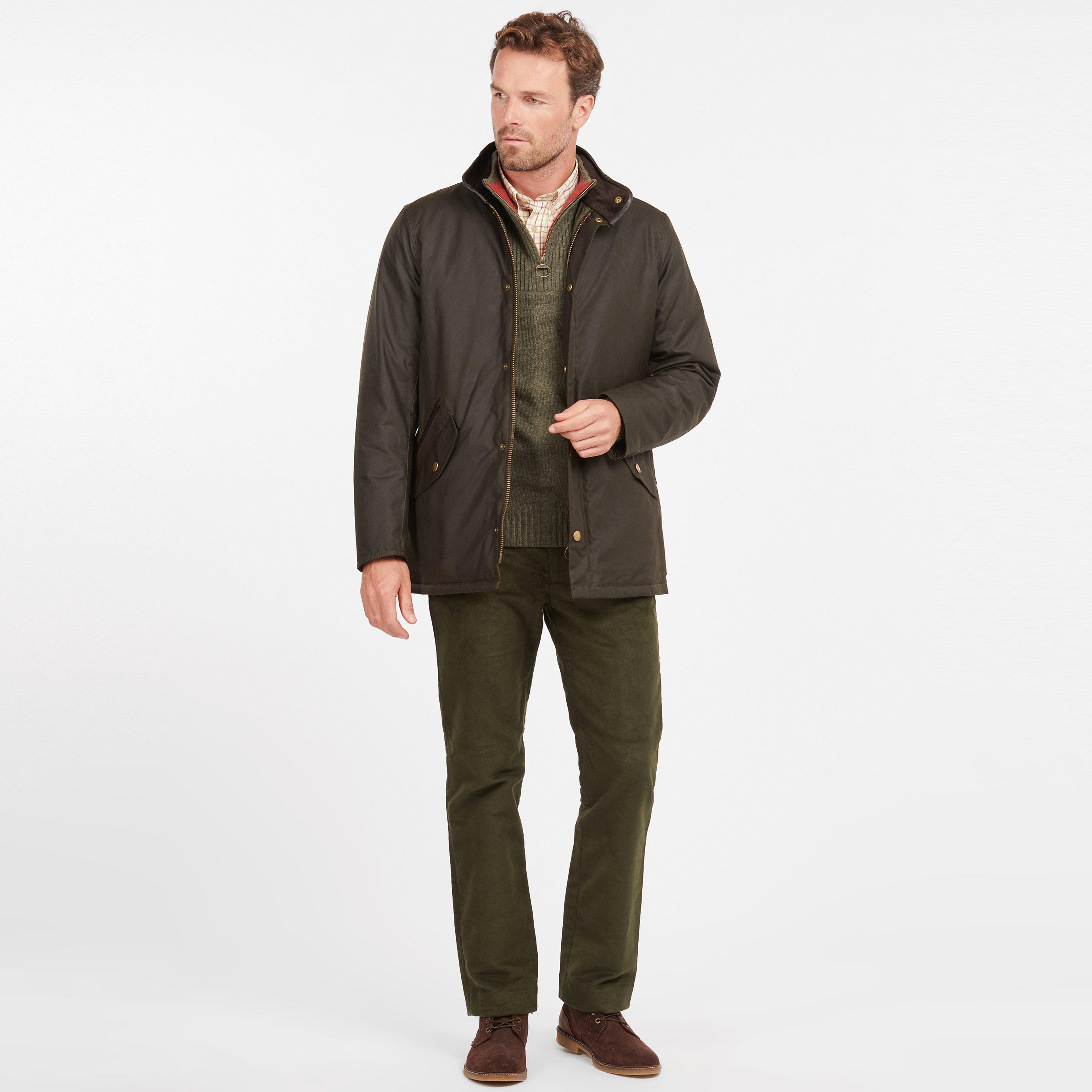 Mens Prestbury Wax Jacket Olive