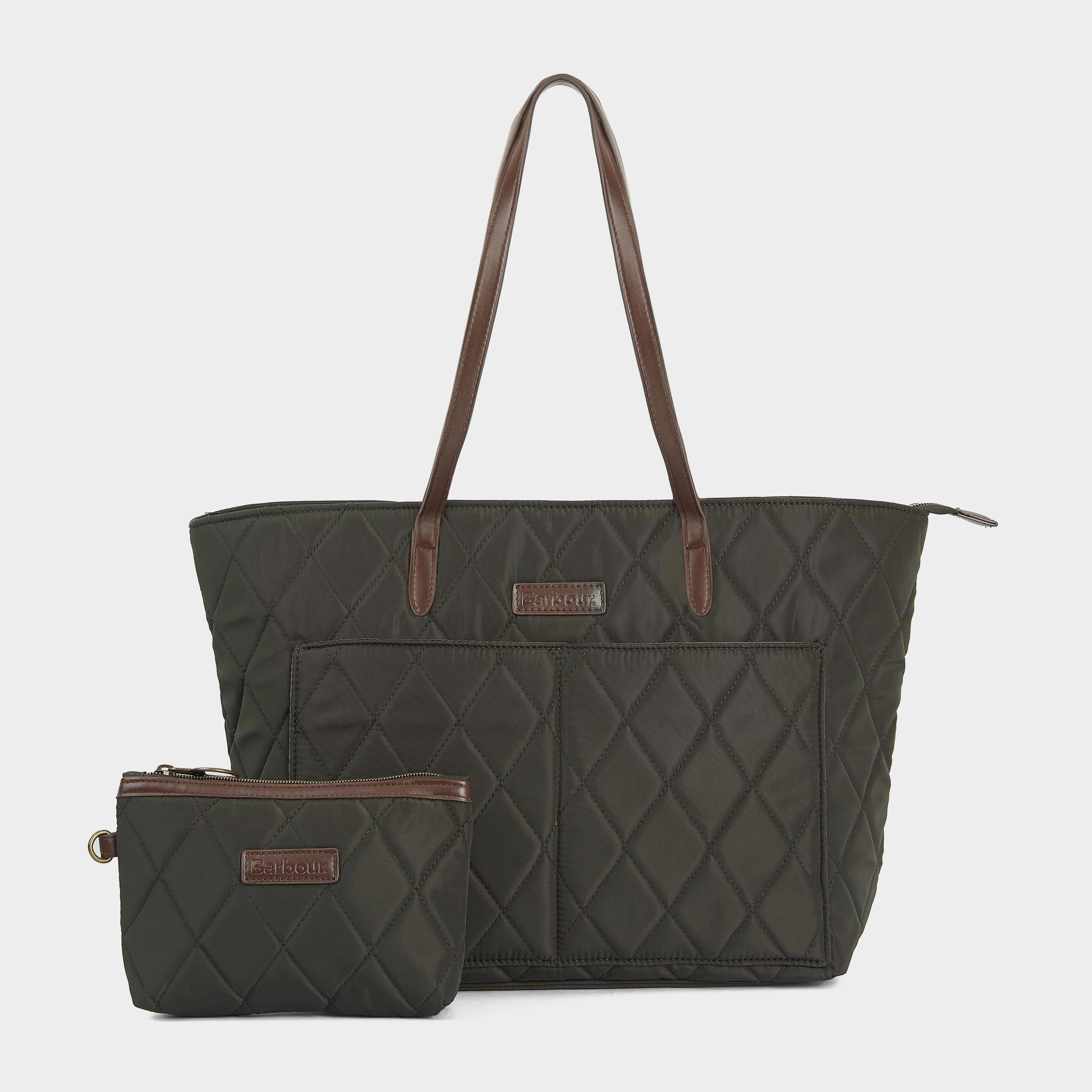 Quilted Tote Bag Olive