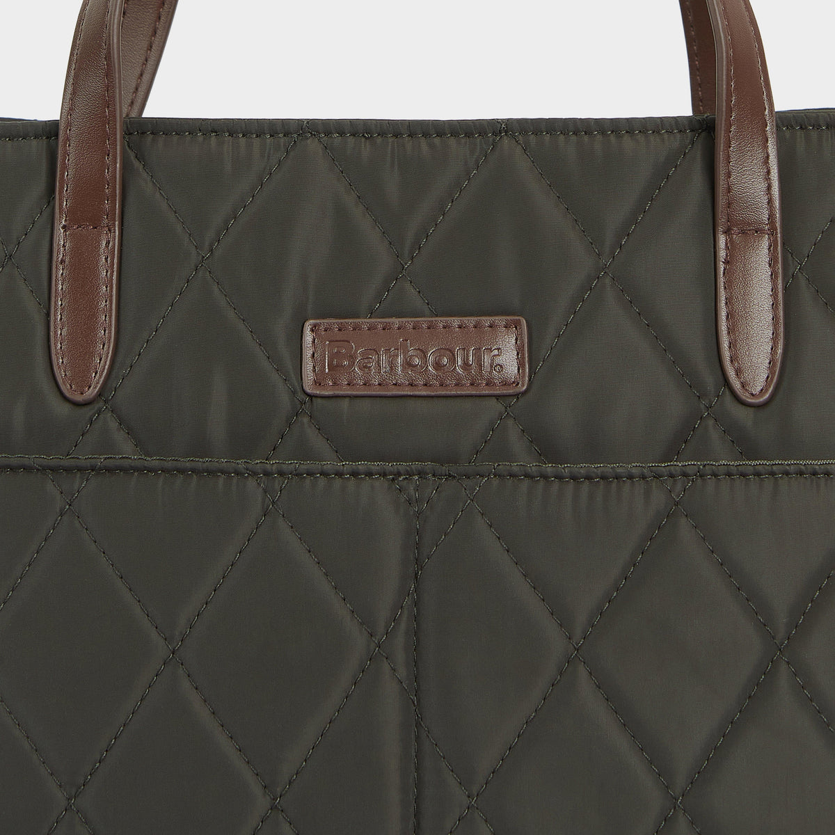 Quilted Tote Bag Olive