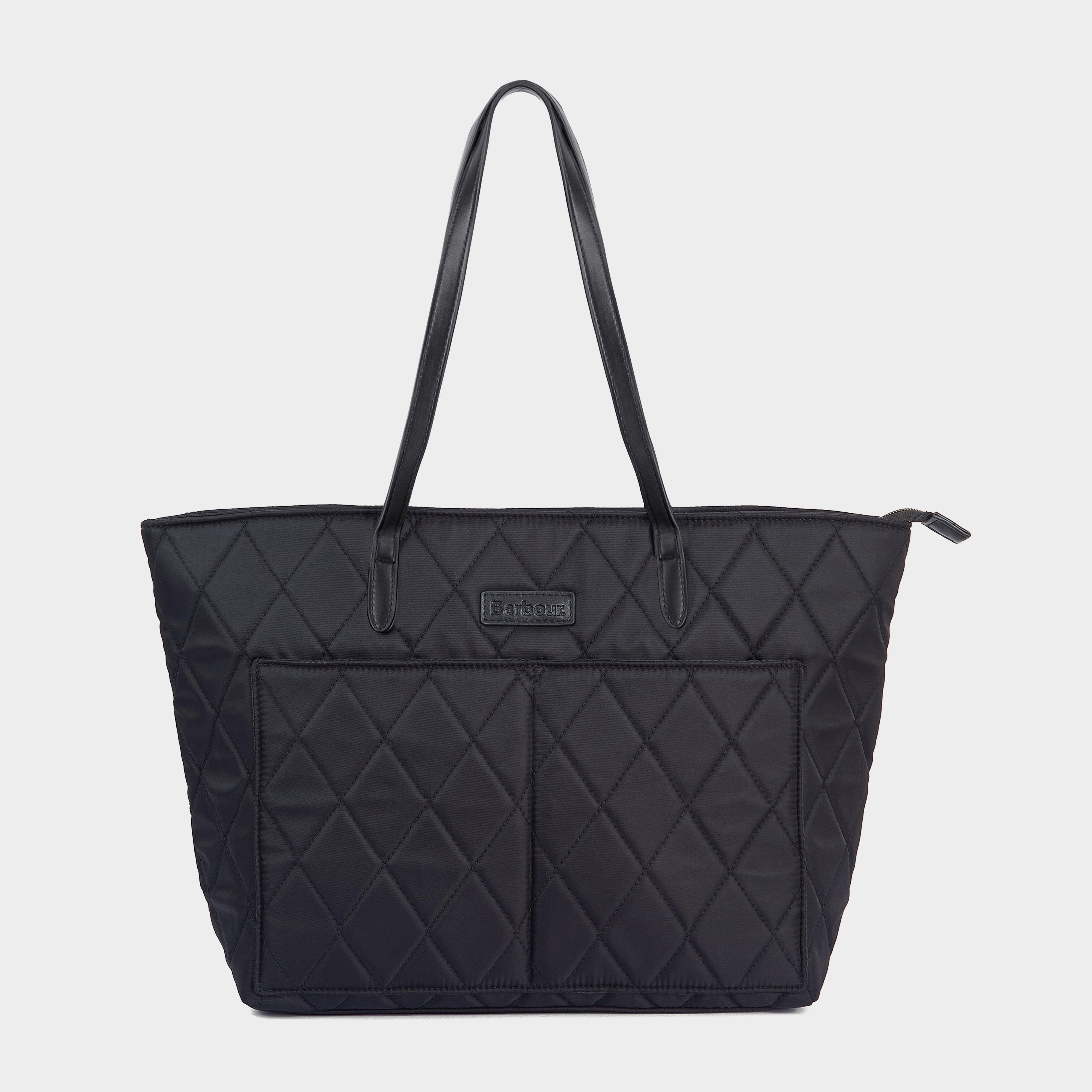 Quilted Tote Bag Black